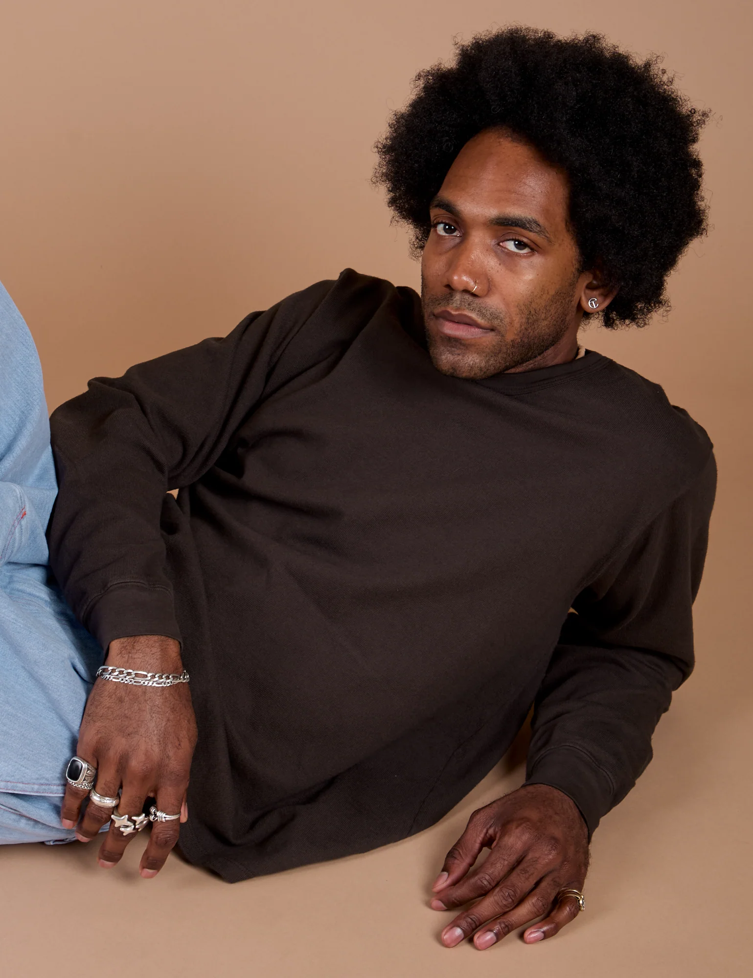 Long Sleeve Burly Tee - Espresso Brown - Image 29
