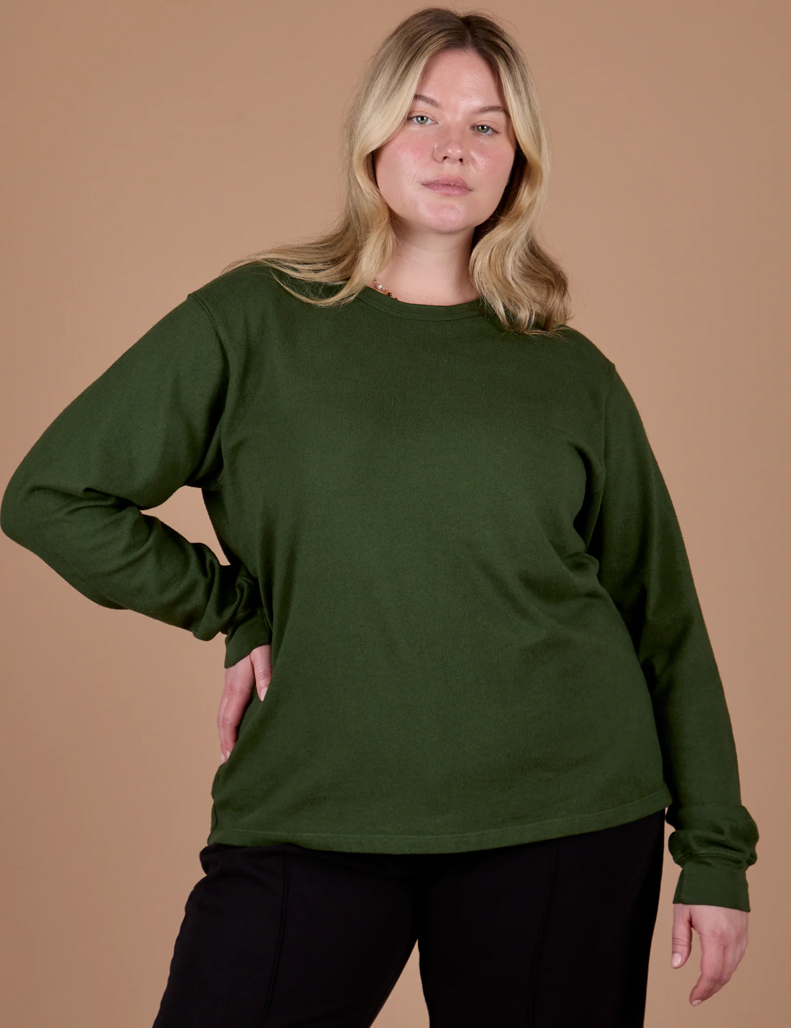 Long Sleeve Burly Tee - Evergreen - Image 10