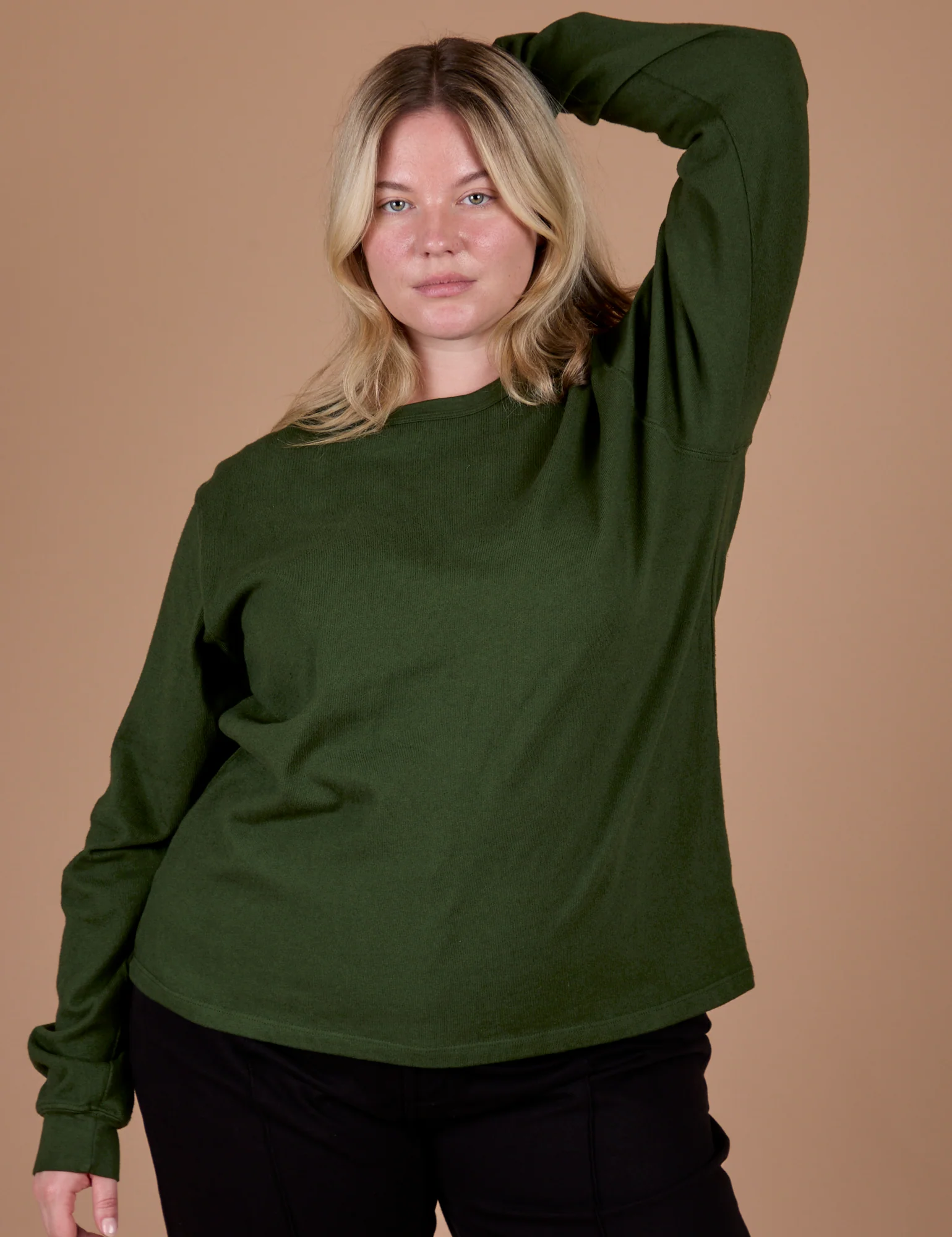 Long Sleeve Burly Tee - Evergreen - Image 12