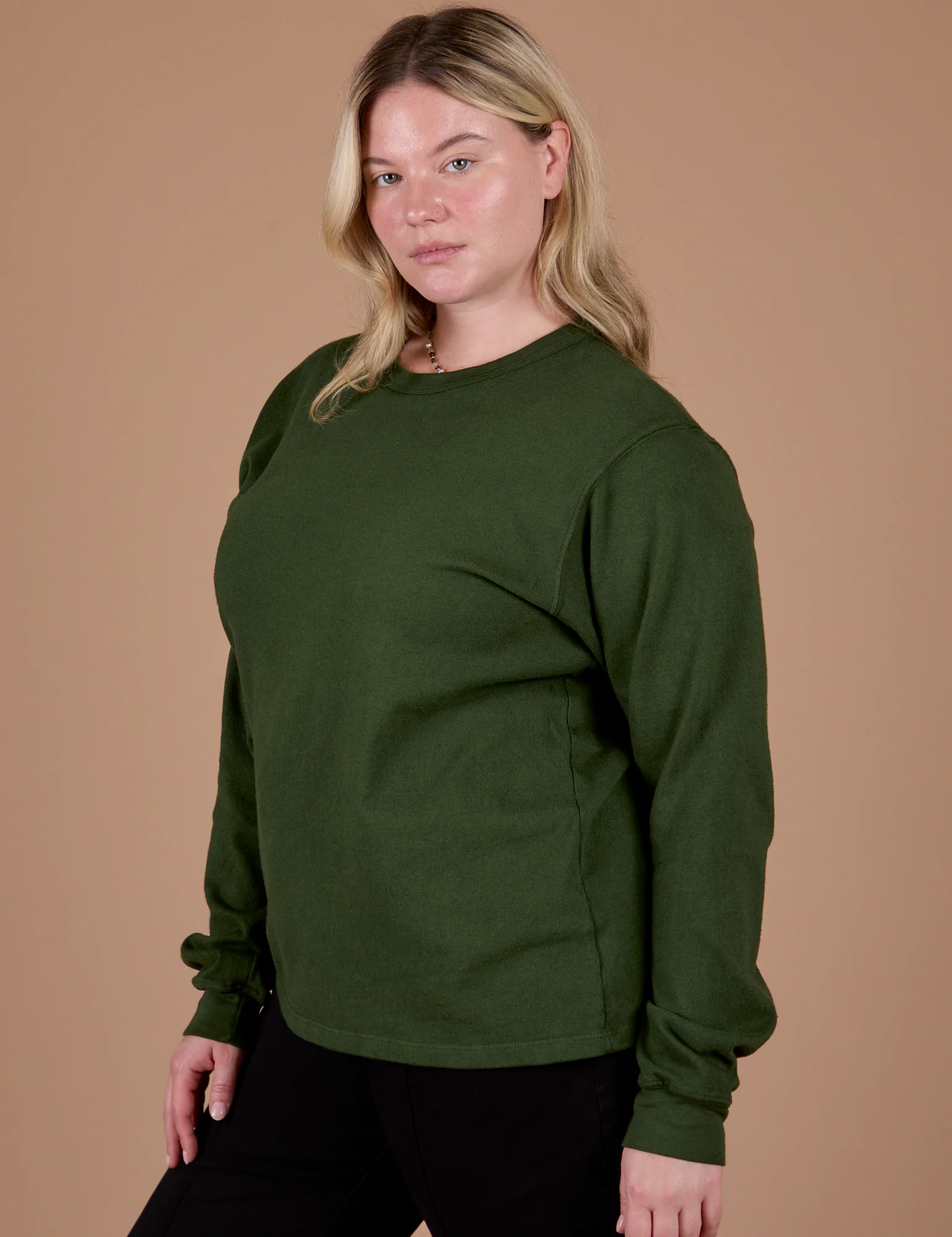 Long Sleeve Burly Tee - Evergreen - Image 13