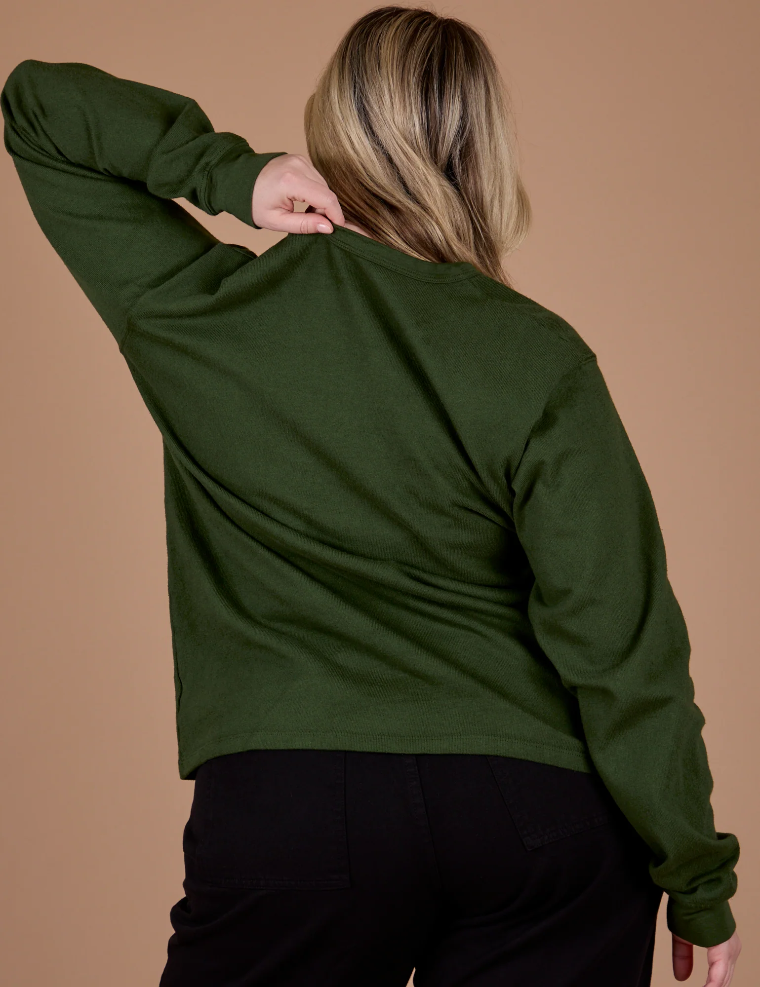 Long Sleeve Burly Tee - Evergreen - Image 16