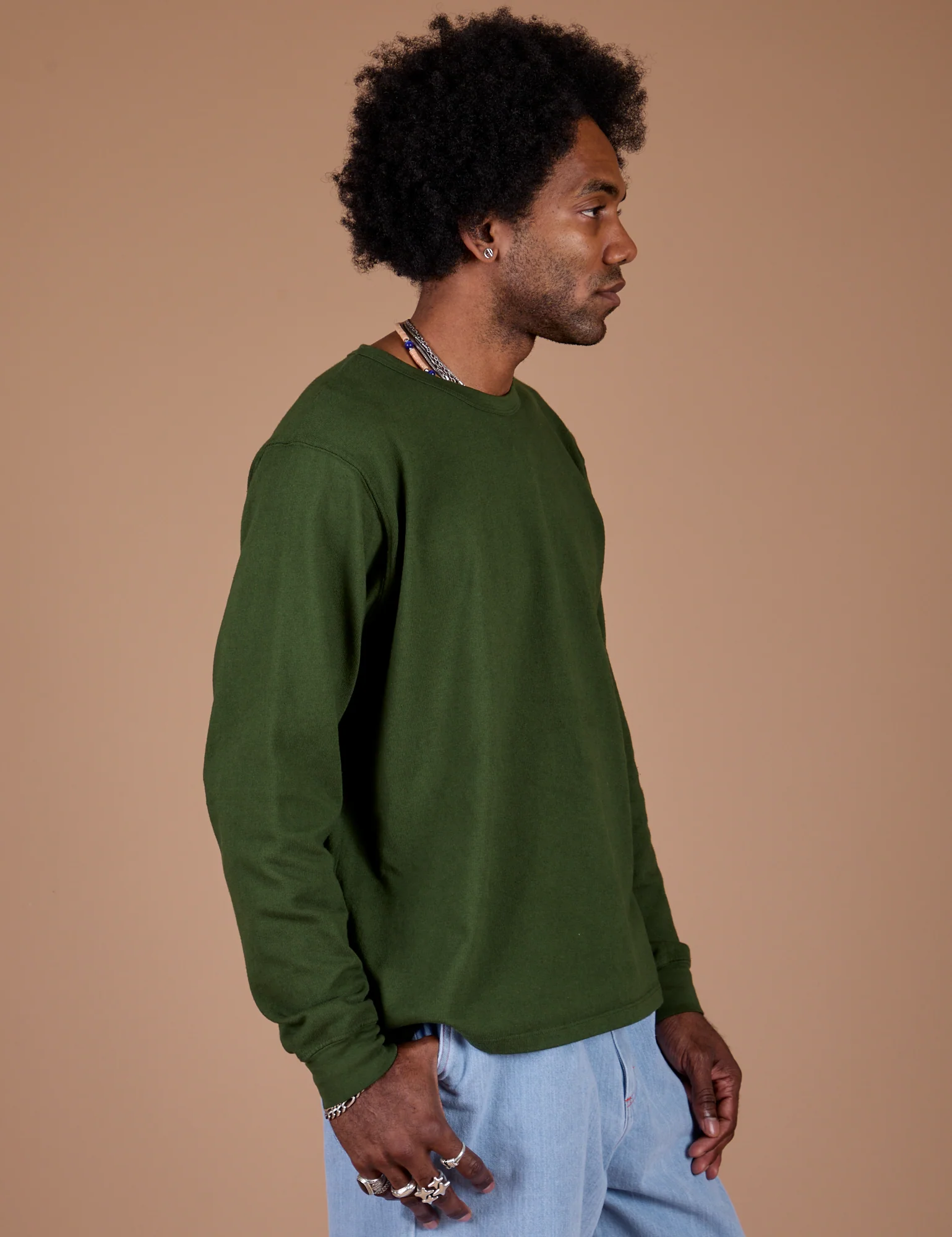 Long Sleeve Burly Tee - Evergreen - Image 23