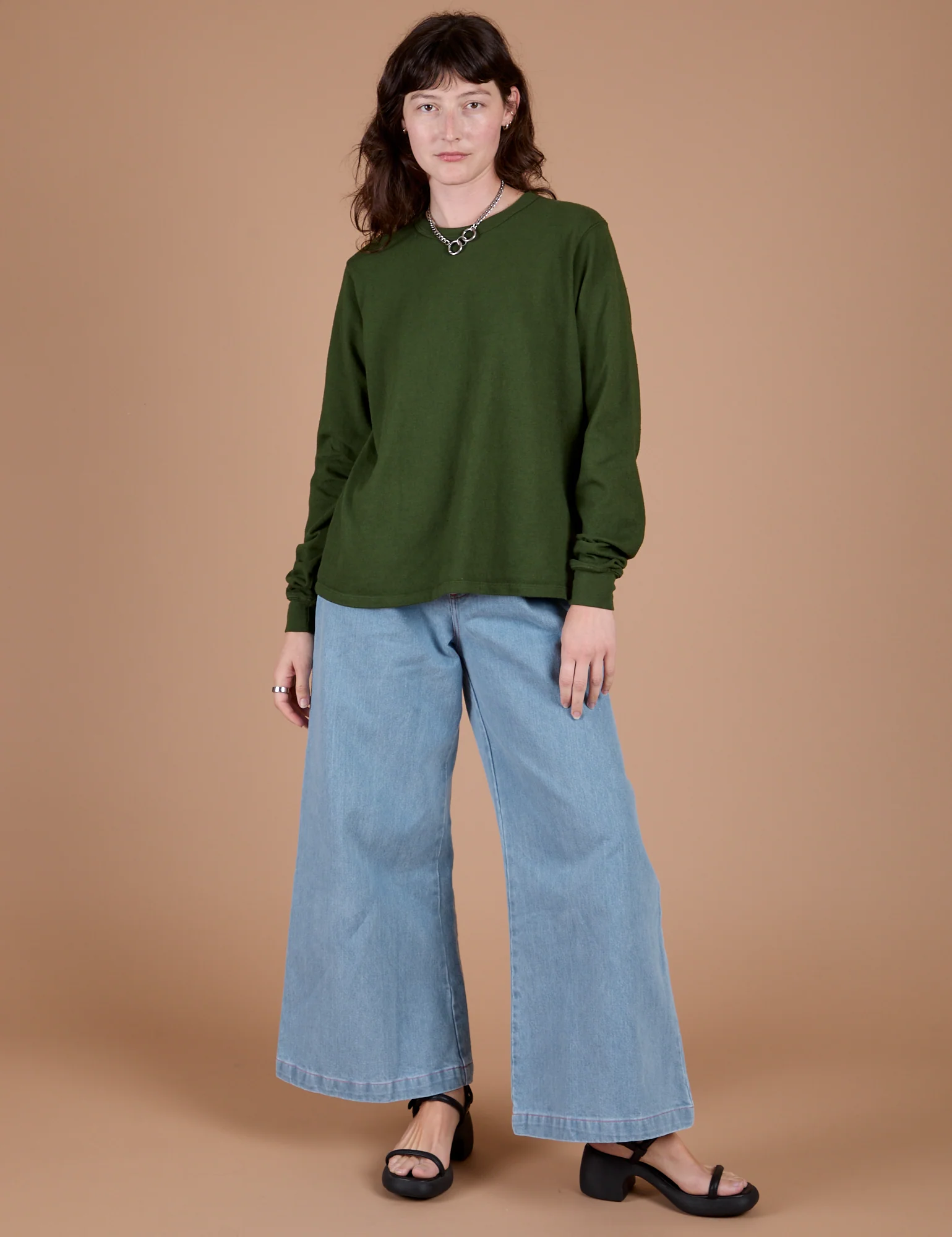 Long Sleeve Burly Tee - Evergreen - Image 3