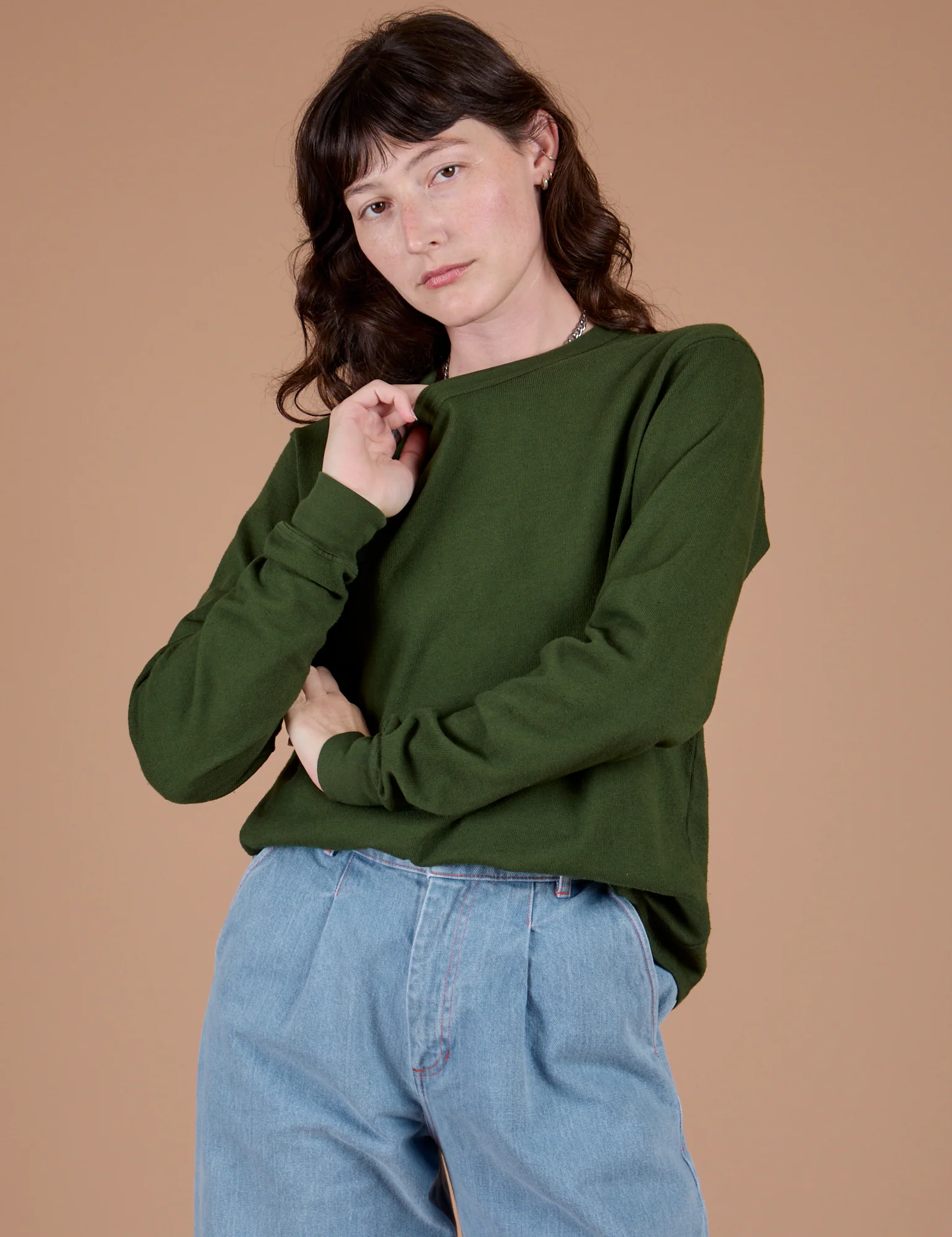 Long Sleeve Burly Tee - Evergreen - Image 4