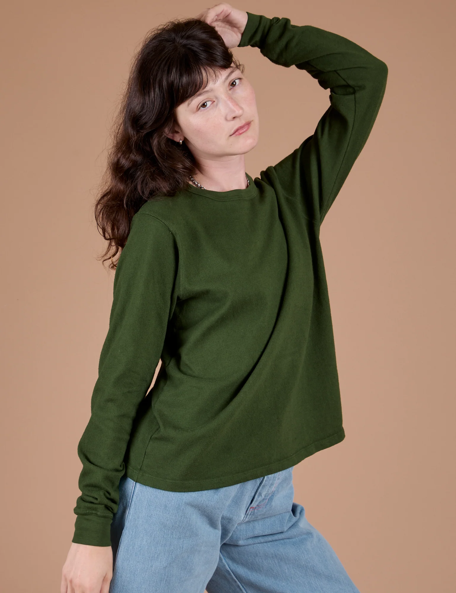 Long Sleeve Burly Tee - Evergreen - Image 5