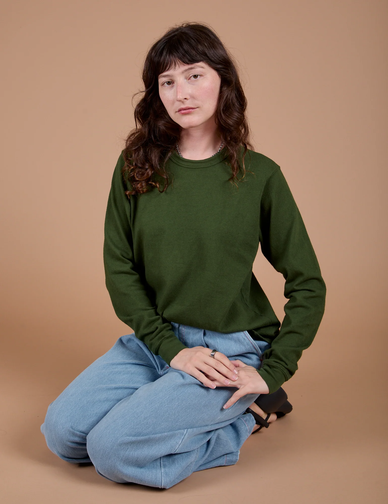 Long Sleeve Burly Tee - Evergreen - Image 8