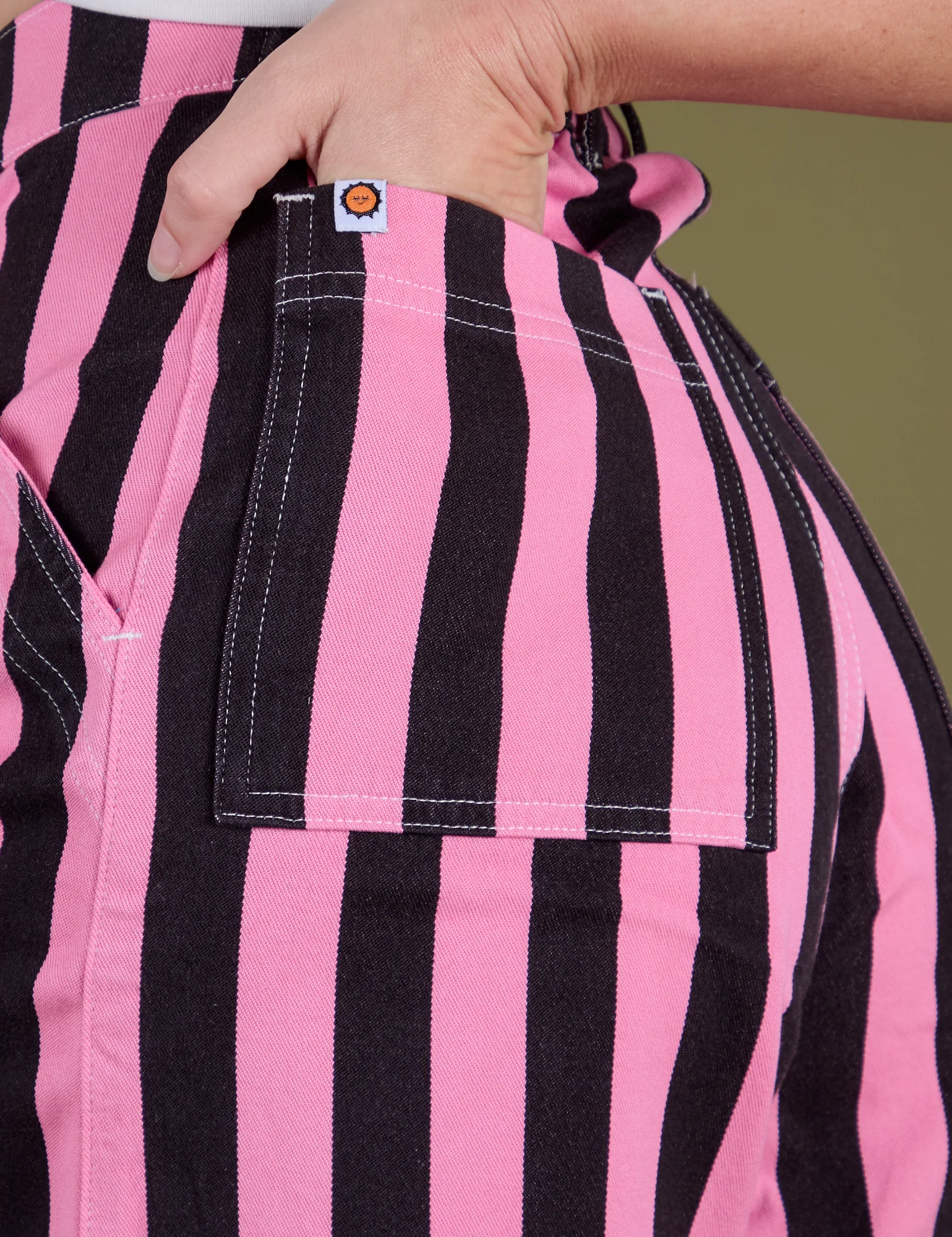 Longline Work Shorts - Bubblegum Pink - Image 12