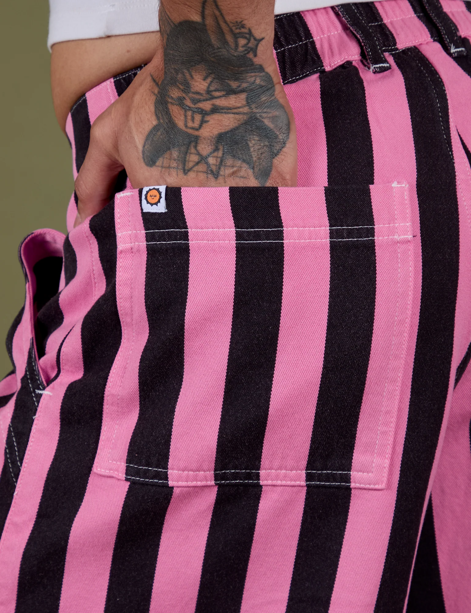 Longline Work Shorts - Bubblegum Pink - Image 18