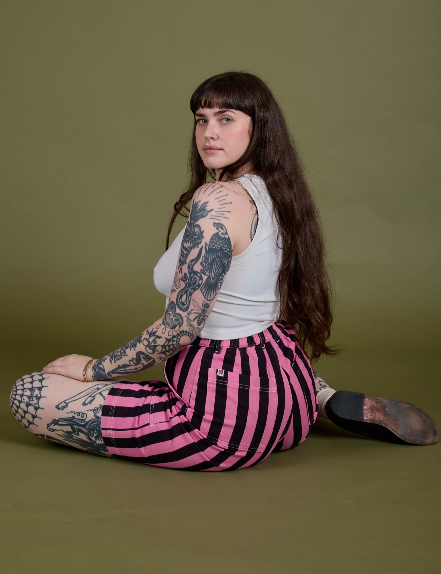 Longline Work Shorts - Bubblegum Pink - Image 26