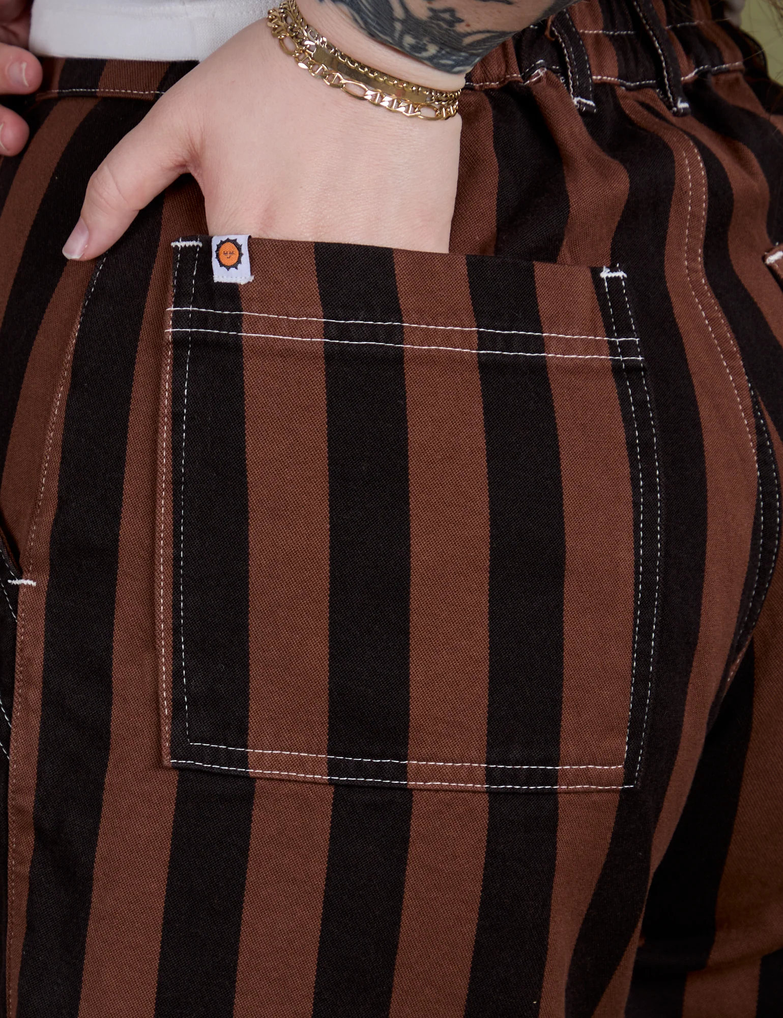 Longline Work Shorts - Fudgesicle Brown - Image 11