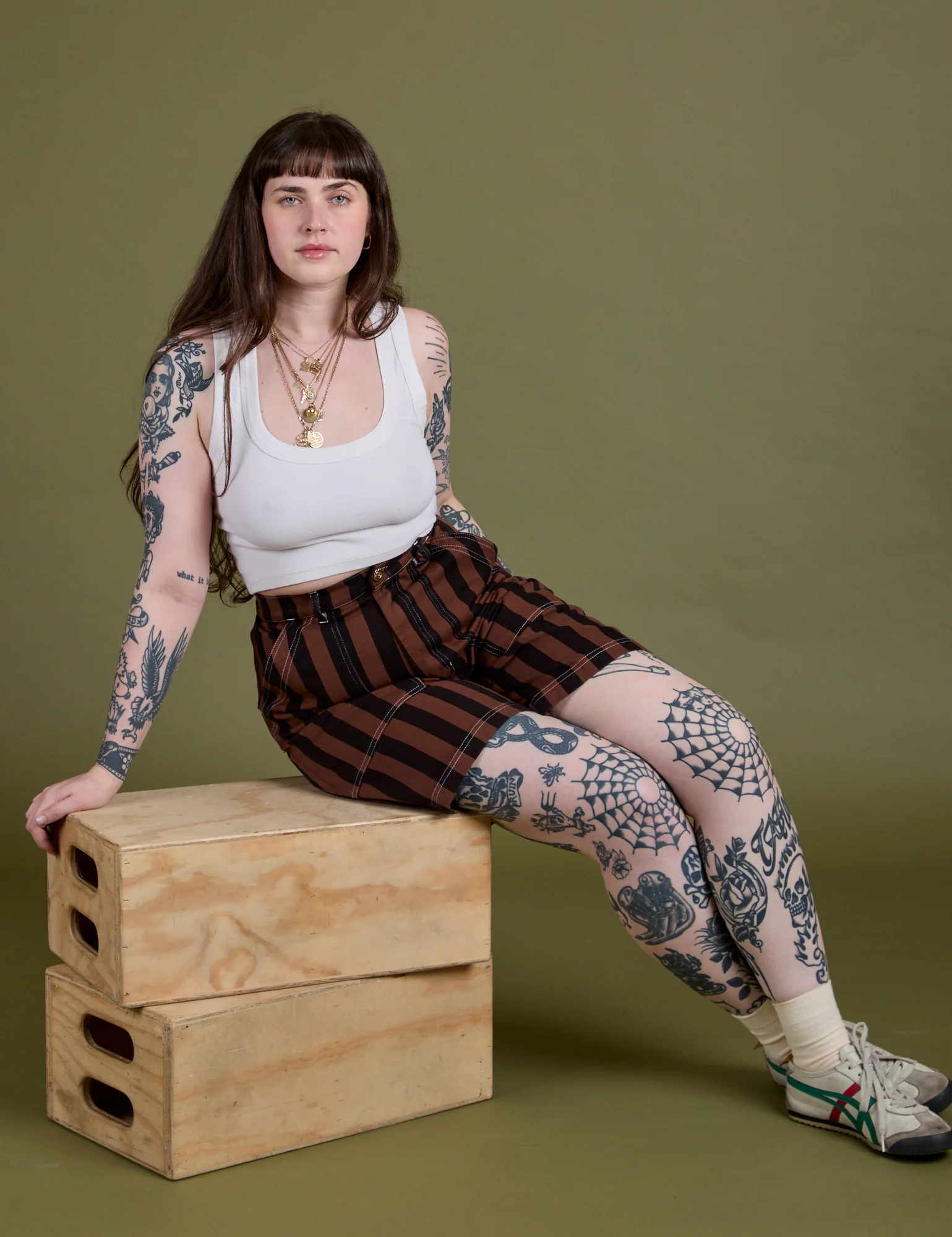 Longline Work Shorts - Fudgesicle Brown - Image 13