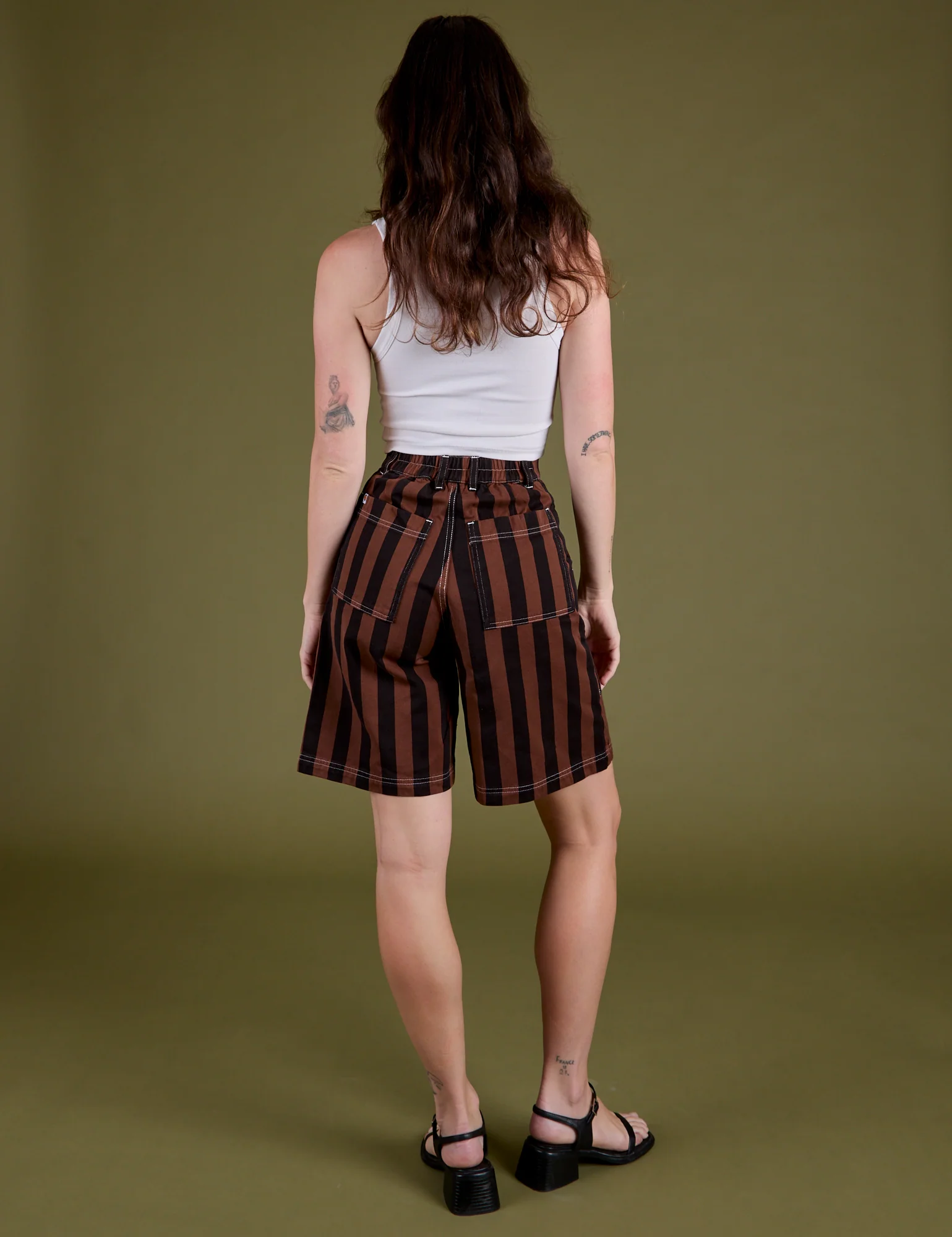 Longline Work Shorts - Fudgesicle Brown - Image 24