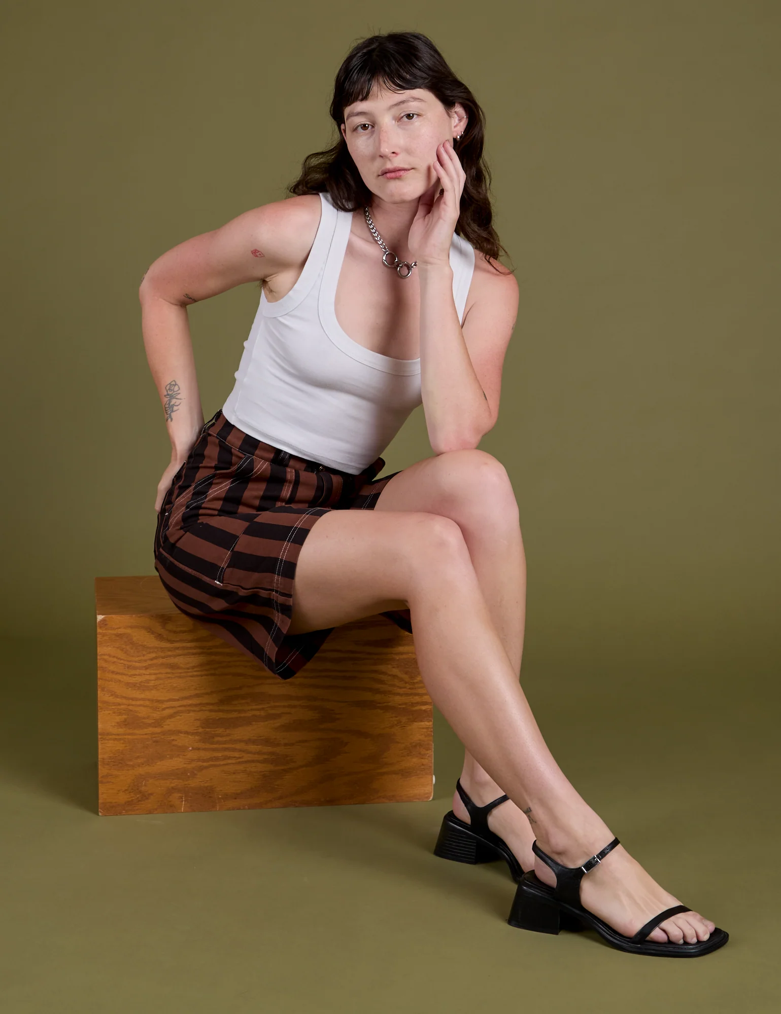 Longline Work Shorts - Fudgesicle Brown - Image 25