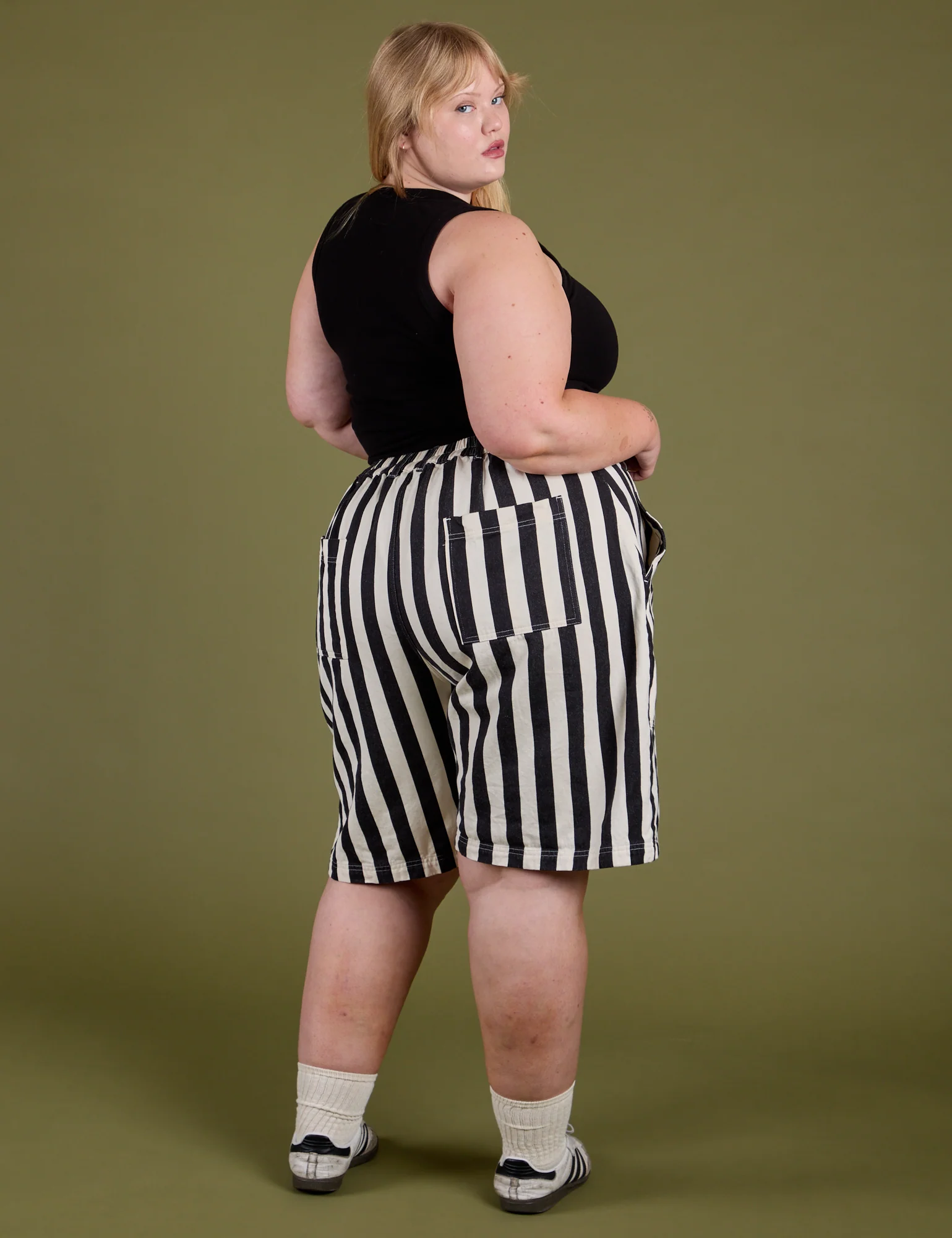 Longline Work Shorts - Natural - Image 11
