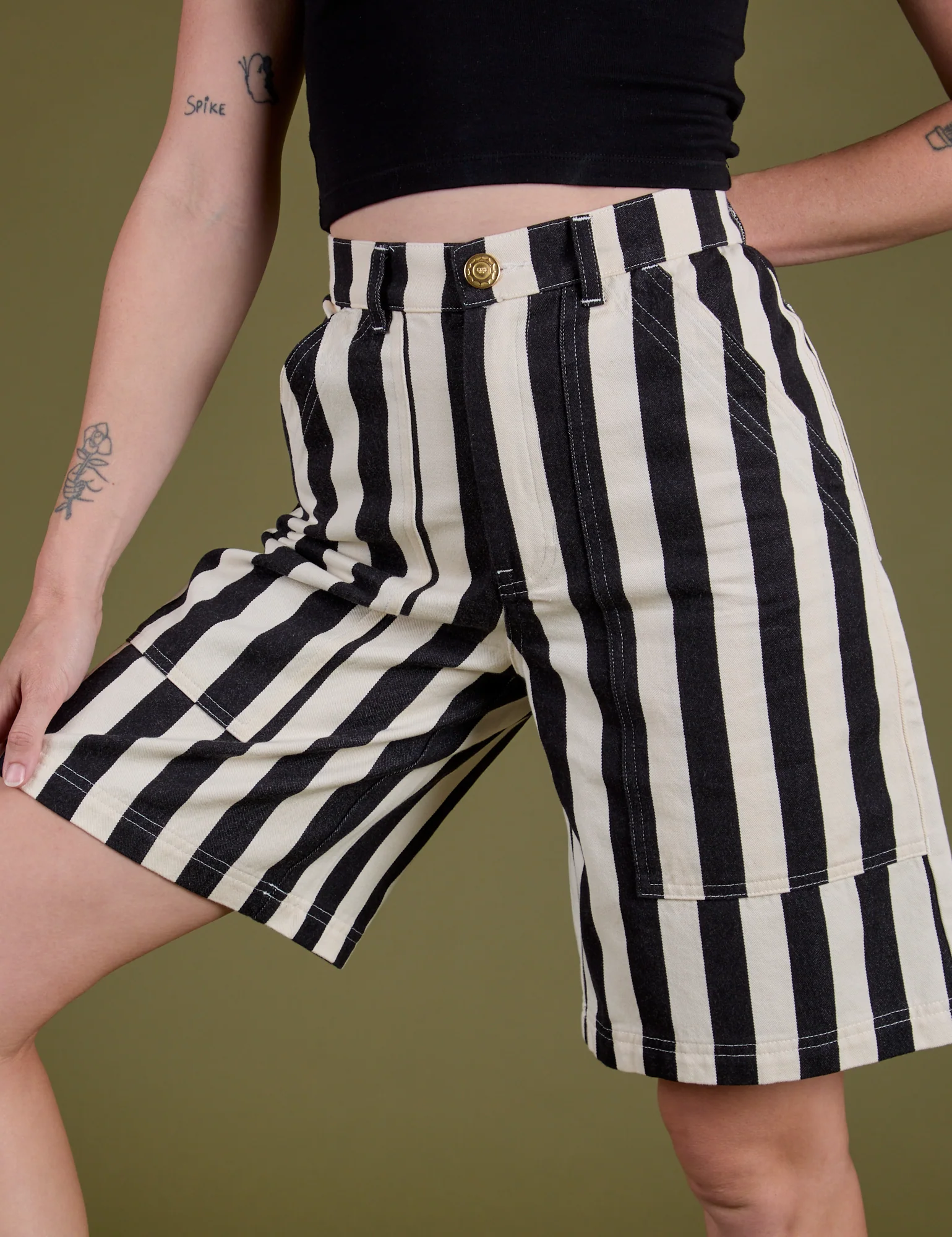 Longline Work Shorts - Natural - Image 20