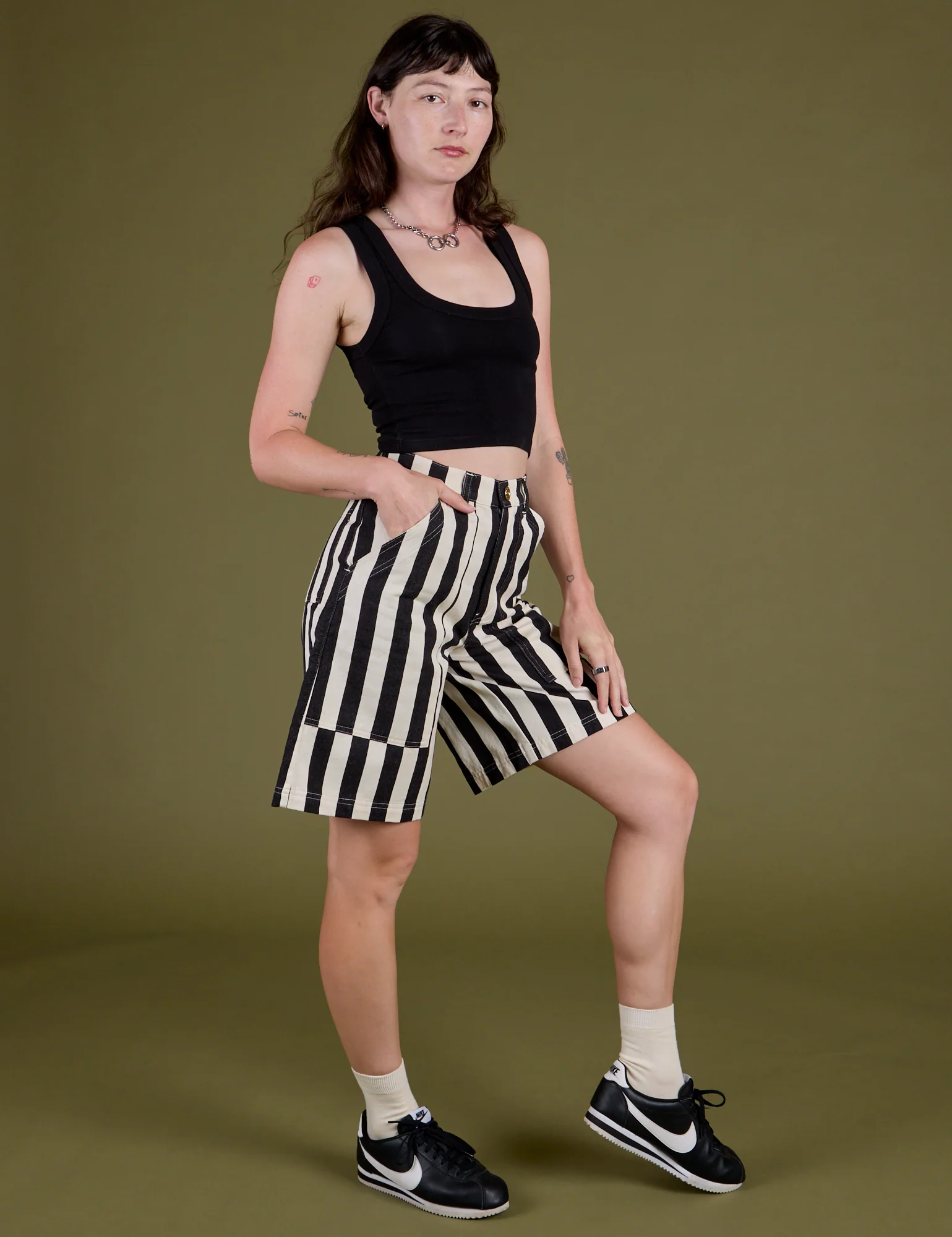 Longline Work Shorts - Natural - Image 21