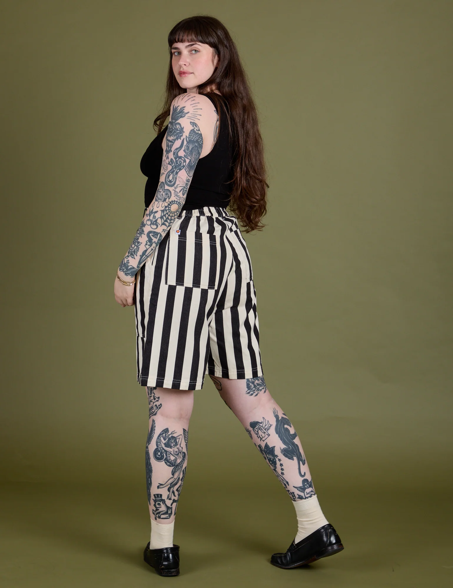 Longline Work Shorts - Natural - Image 5