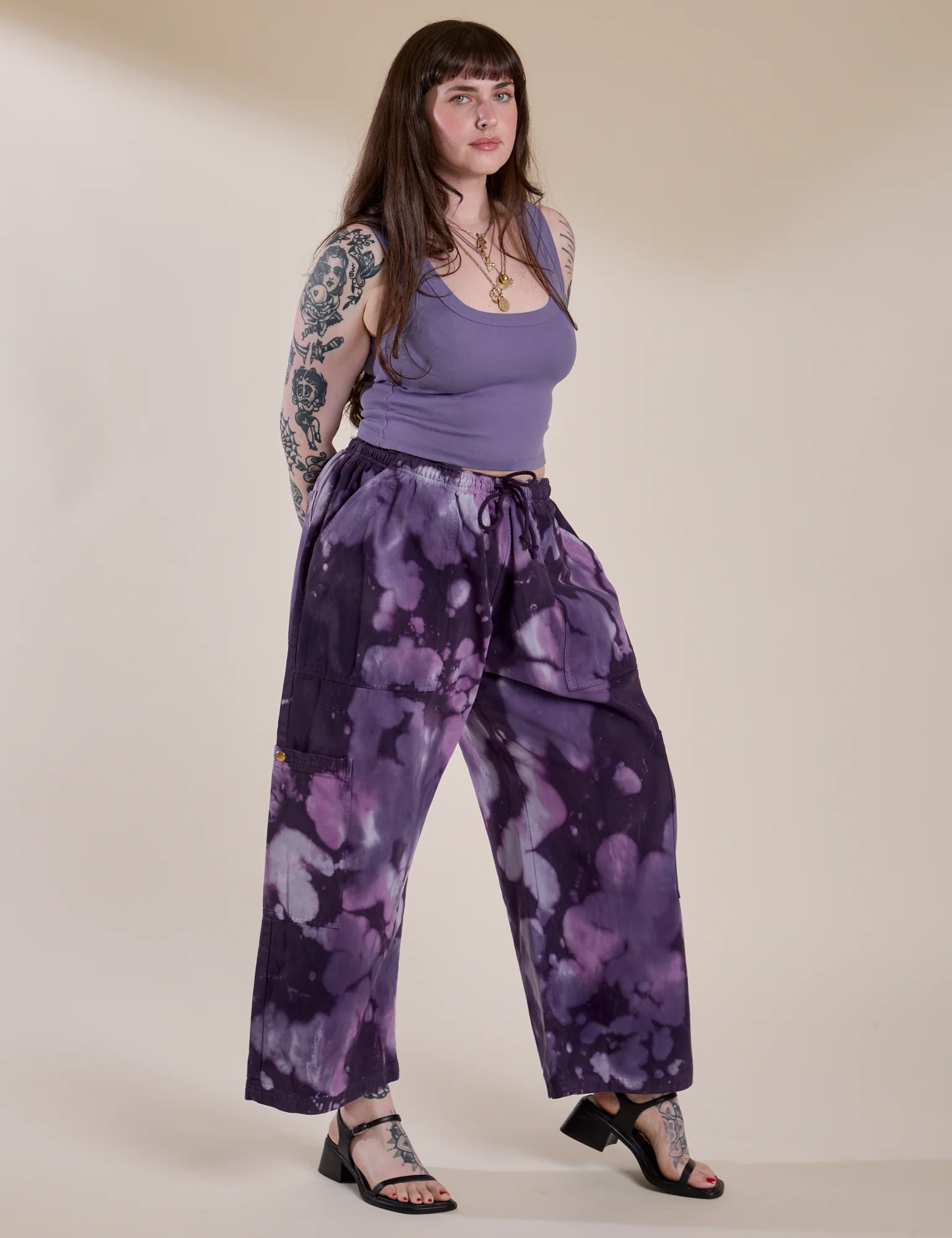 Magic Waters Drop Pocket Pants - Dark Lavender - Image 13