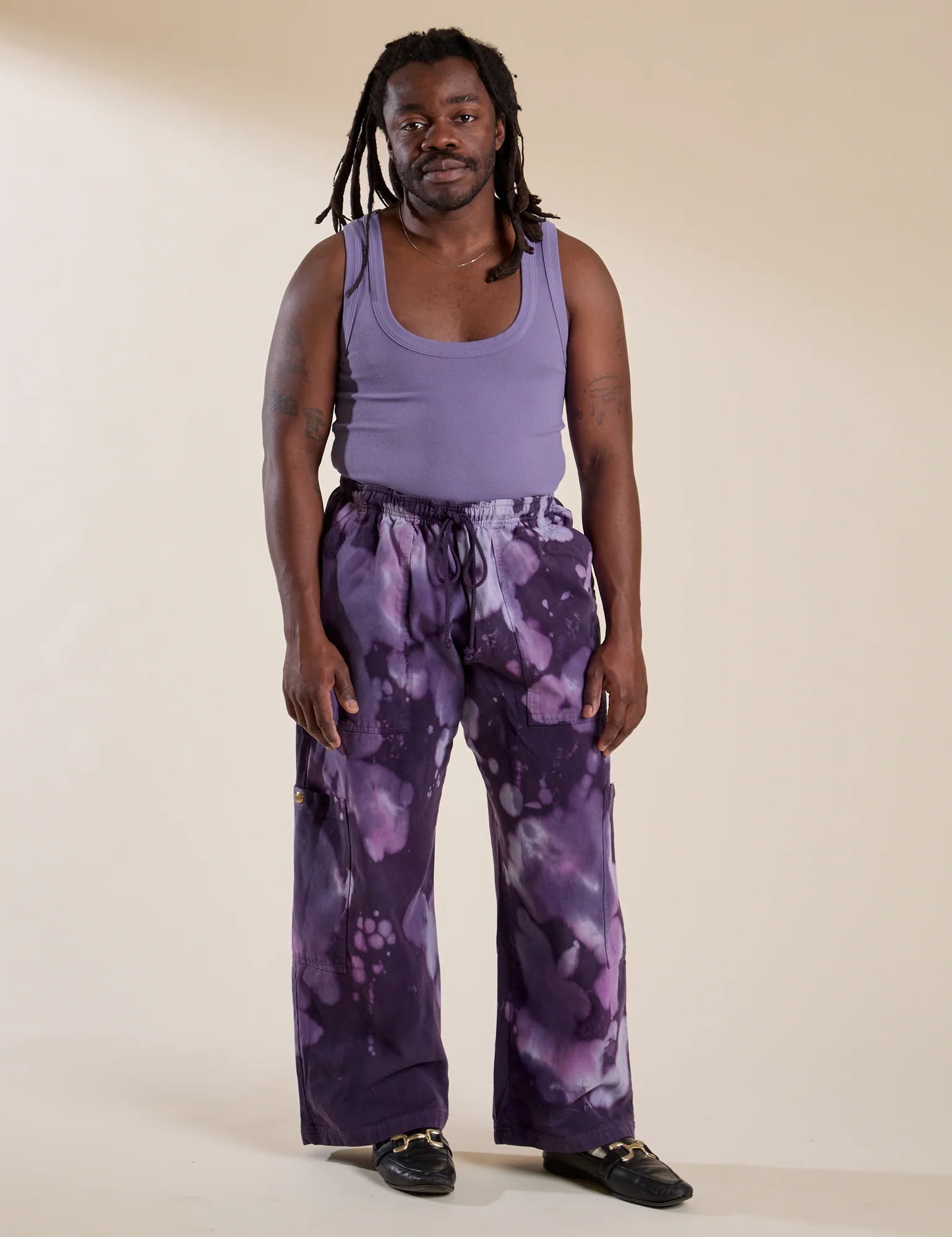 Magic Waters Drop Pocket Pants - Dark Lavender - Image 19