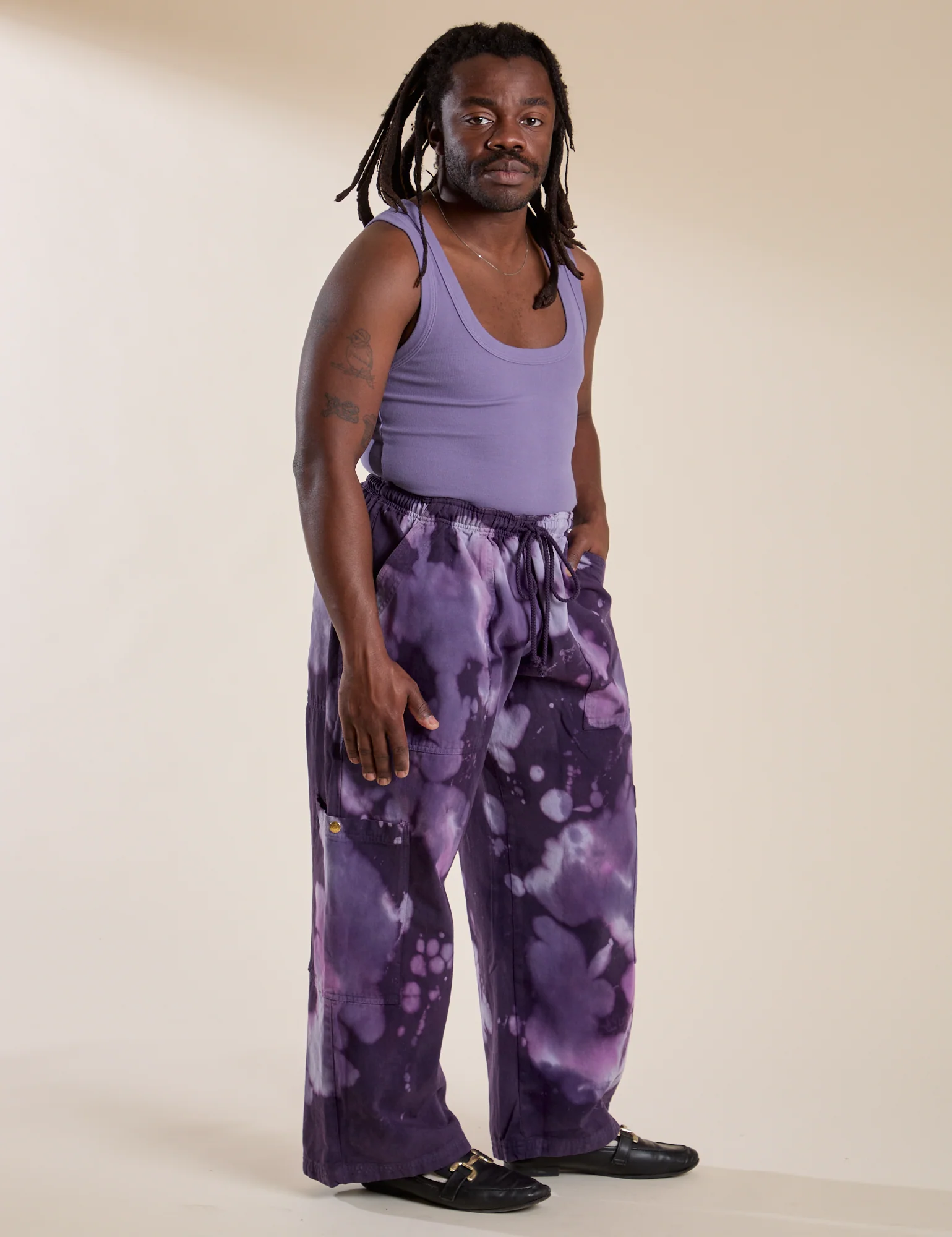 Magic Waters Drop Pocket Pants - Dark Lavender - Image 21