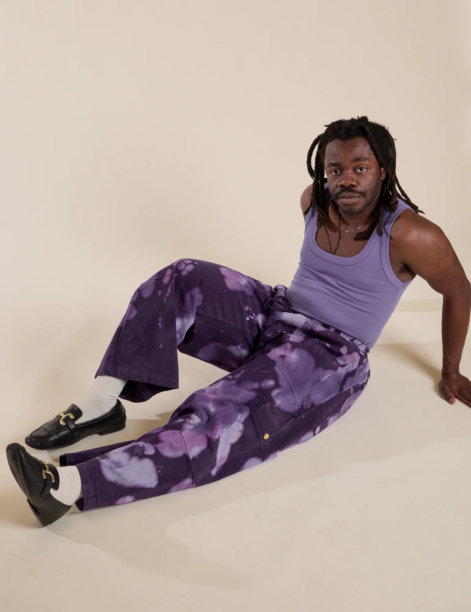 Magic Waters Drop Pocket Pants - Dark Lavender - Image 24