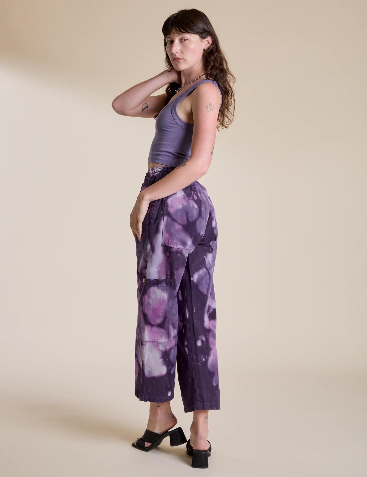 Magic Waters Drop Pocket Pants - Dark Lavender - Image 31