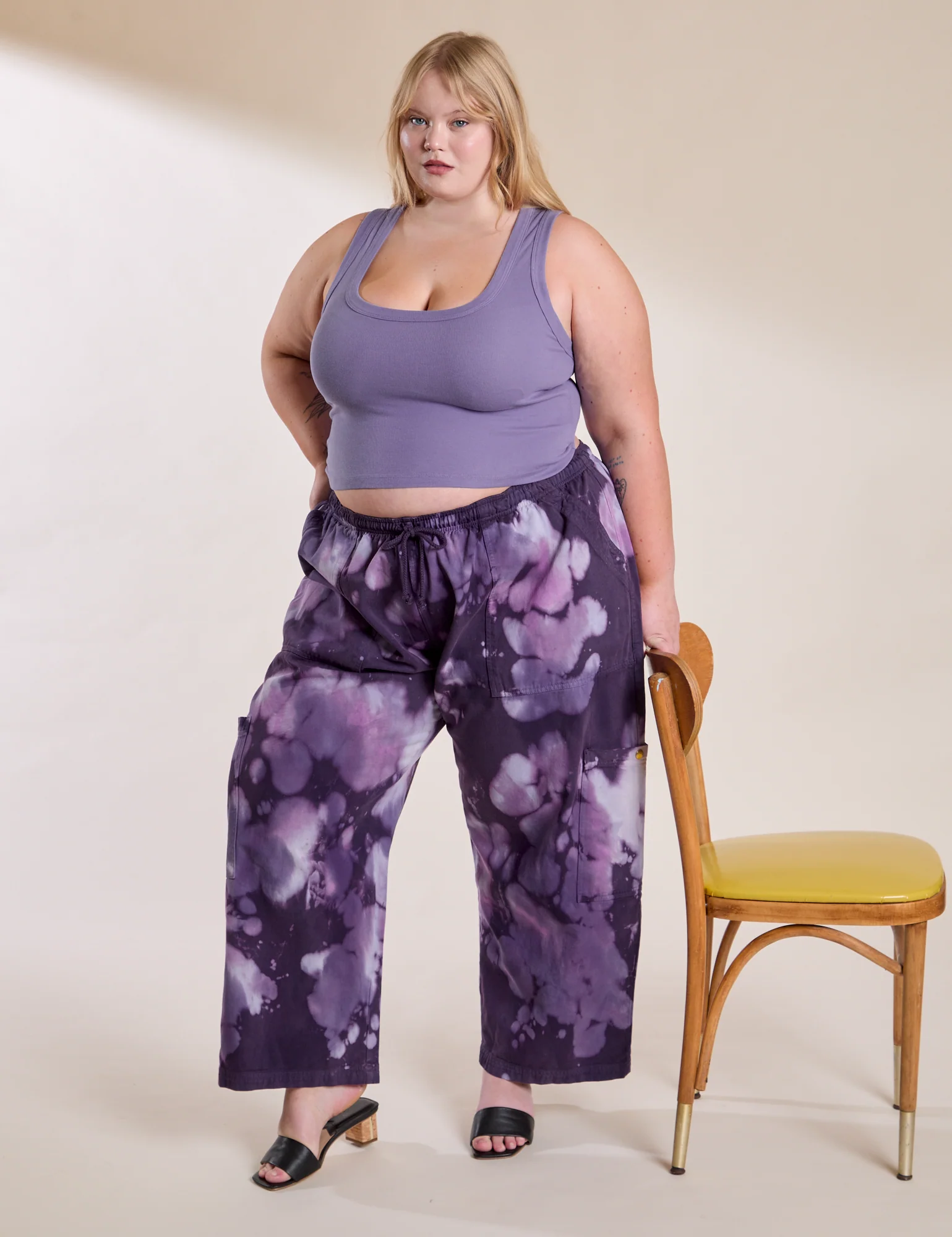 Magic Waters Drop Pocket Pants - Dark Lavender - Image 6