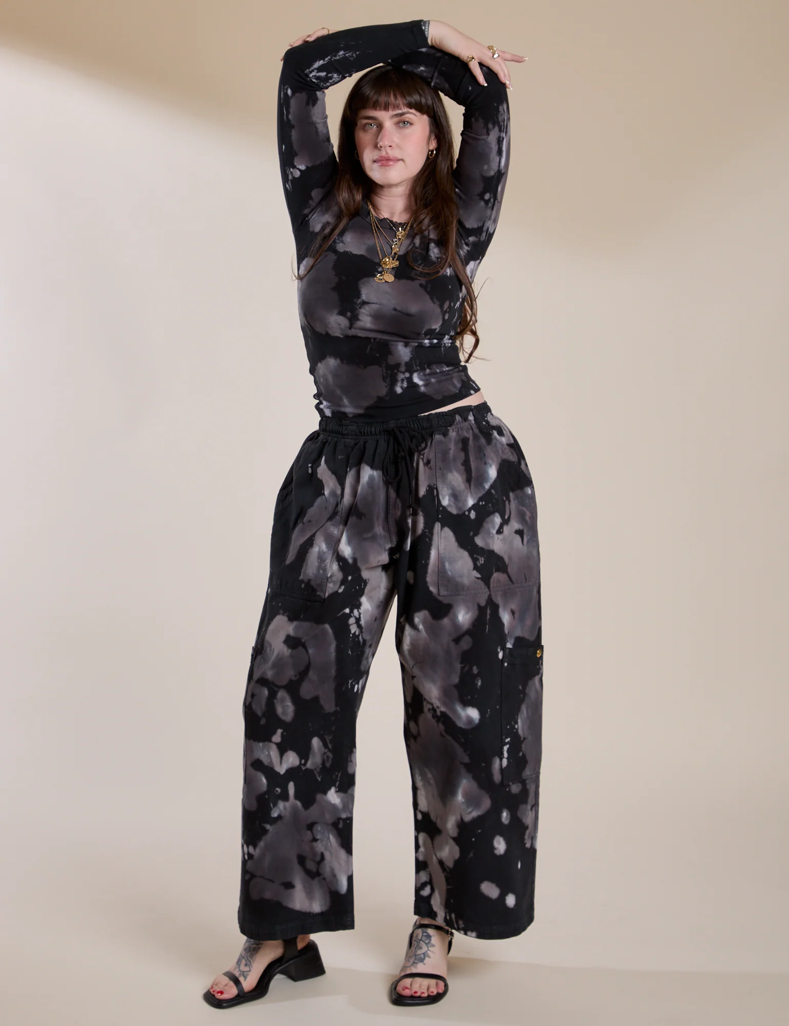 Magic Waters Drop Pocket Pants - Ink Blot - Image 10