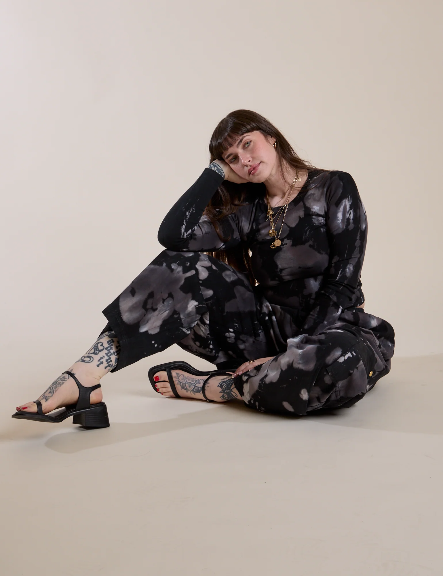 Magic Waters Drop Pocket Pants - Ink Blot - Image 11