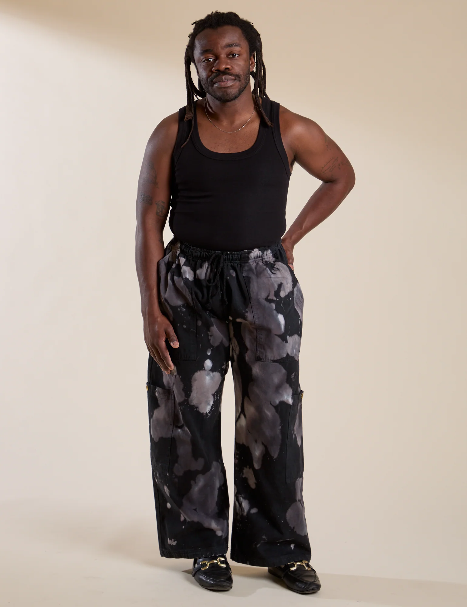 Magic Waters Drop Pocket Pants - Ink Blot - Image 12