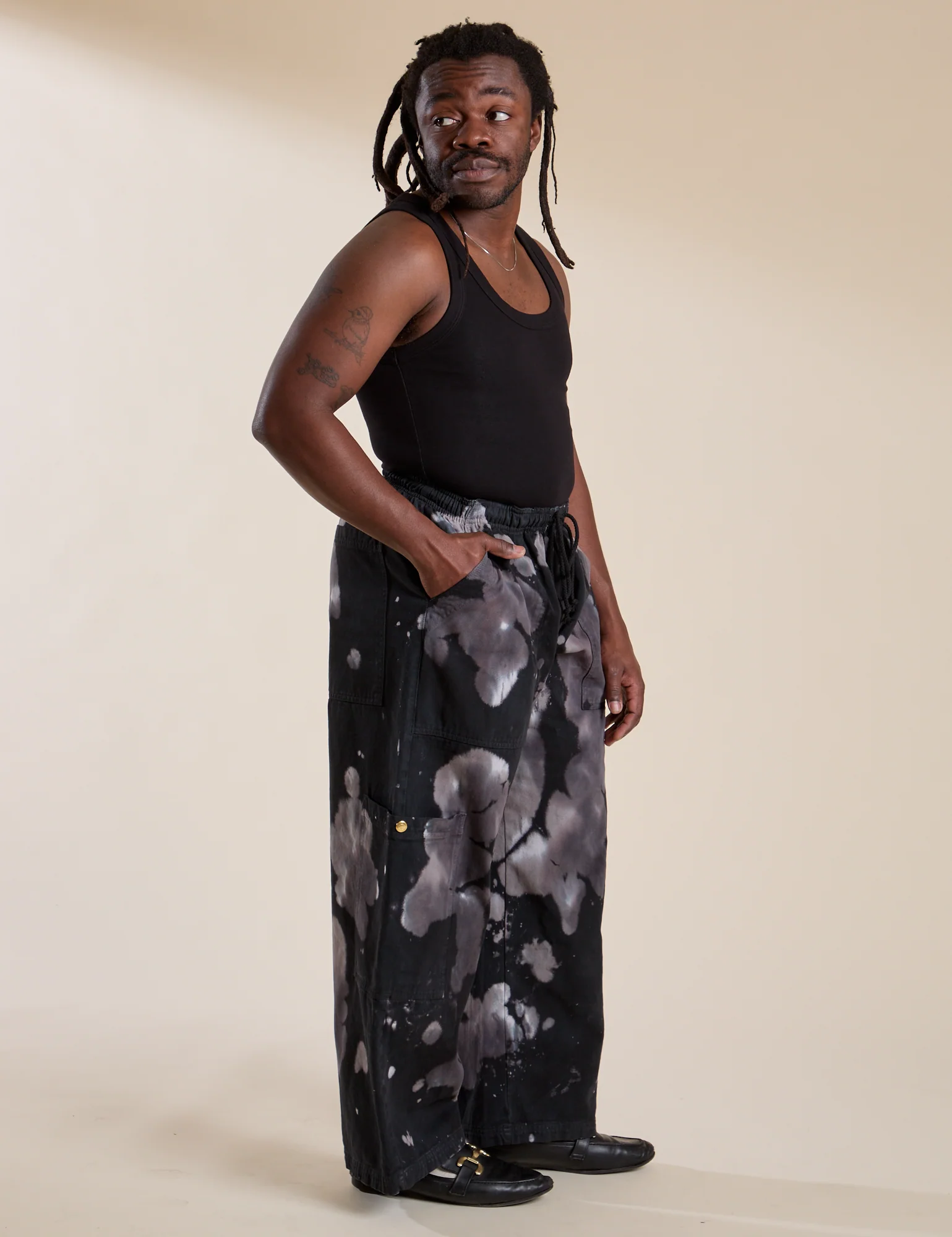 Magic Waters Drop Pocket Pants - Ink Blot - Image 14