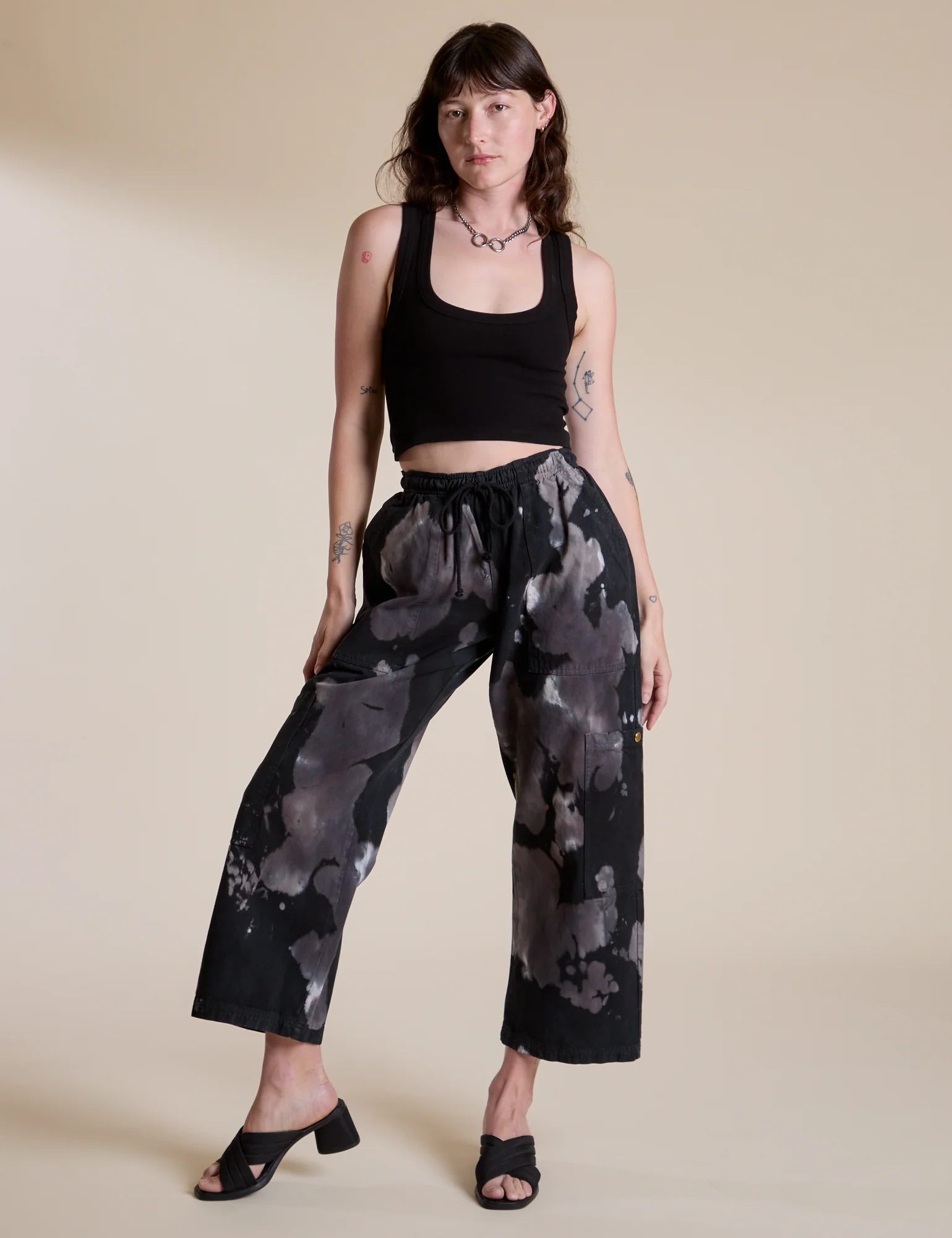 Magic Waters Drop Pocket Pants - Ink Blot - Image 18