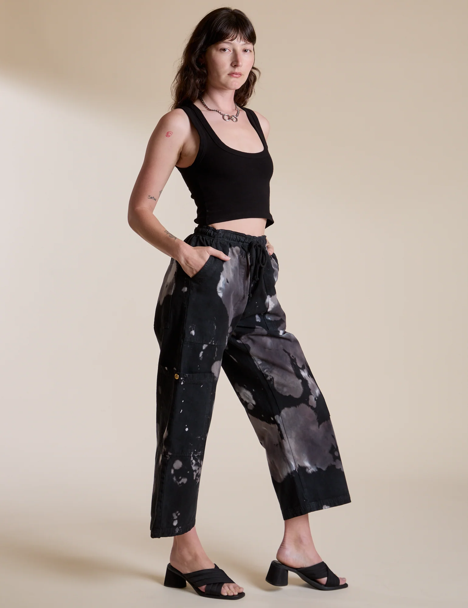 Magic Waters Drop Pocket Pants - Ink Blot - Image 20