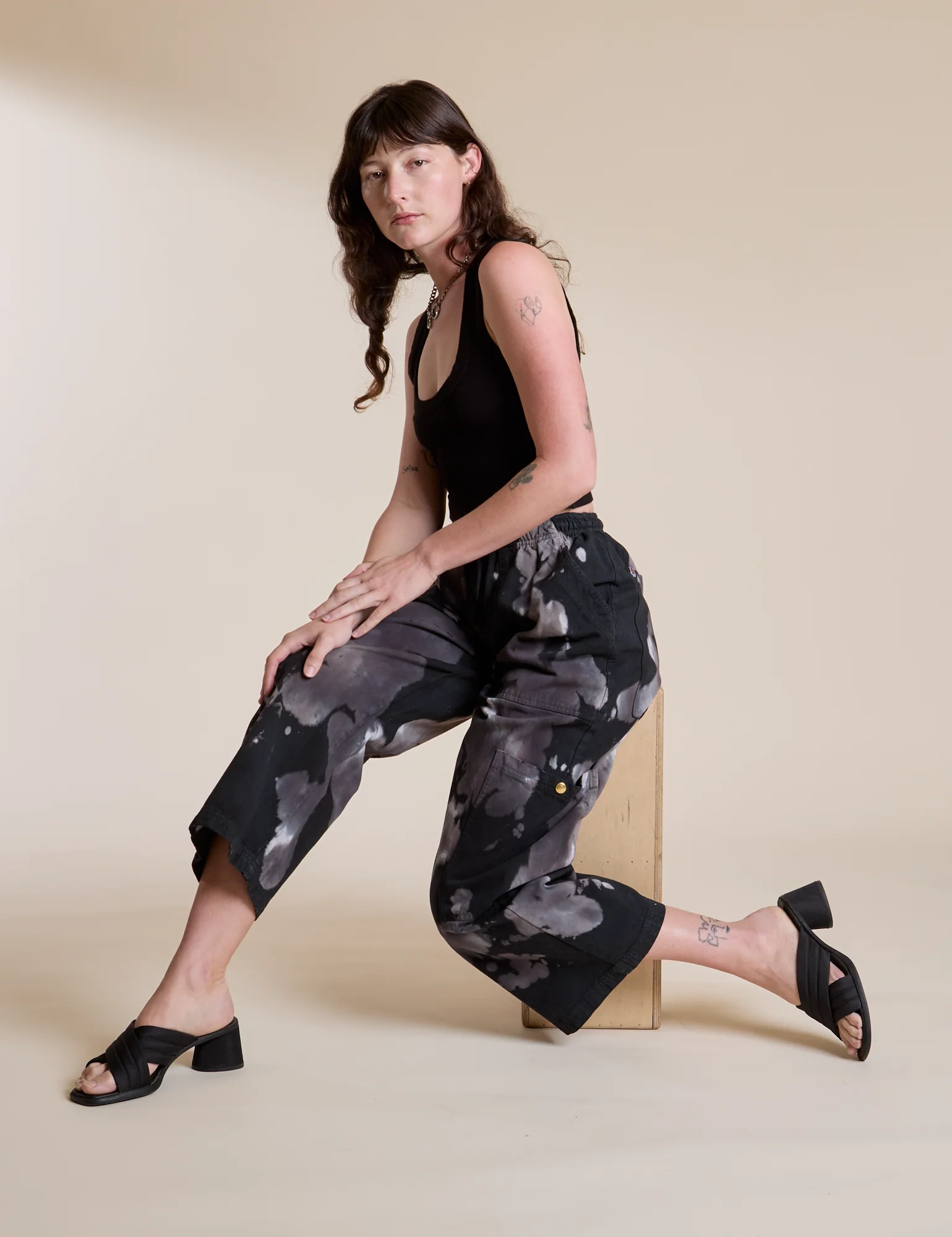 Magic Waters Drop Pocket Pants - Ink Blot - Image 25