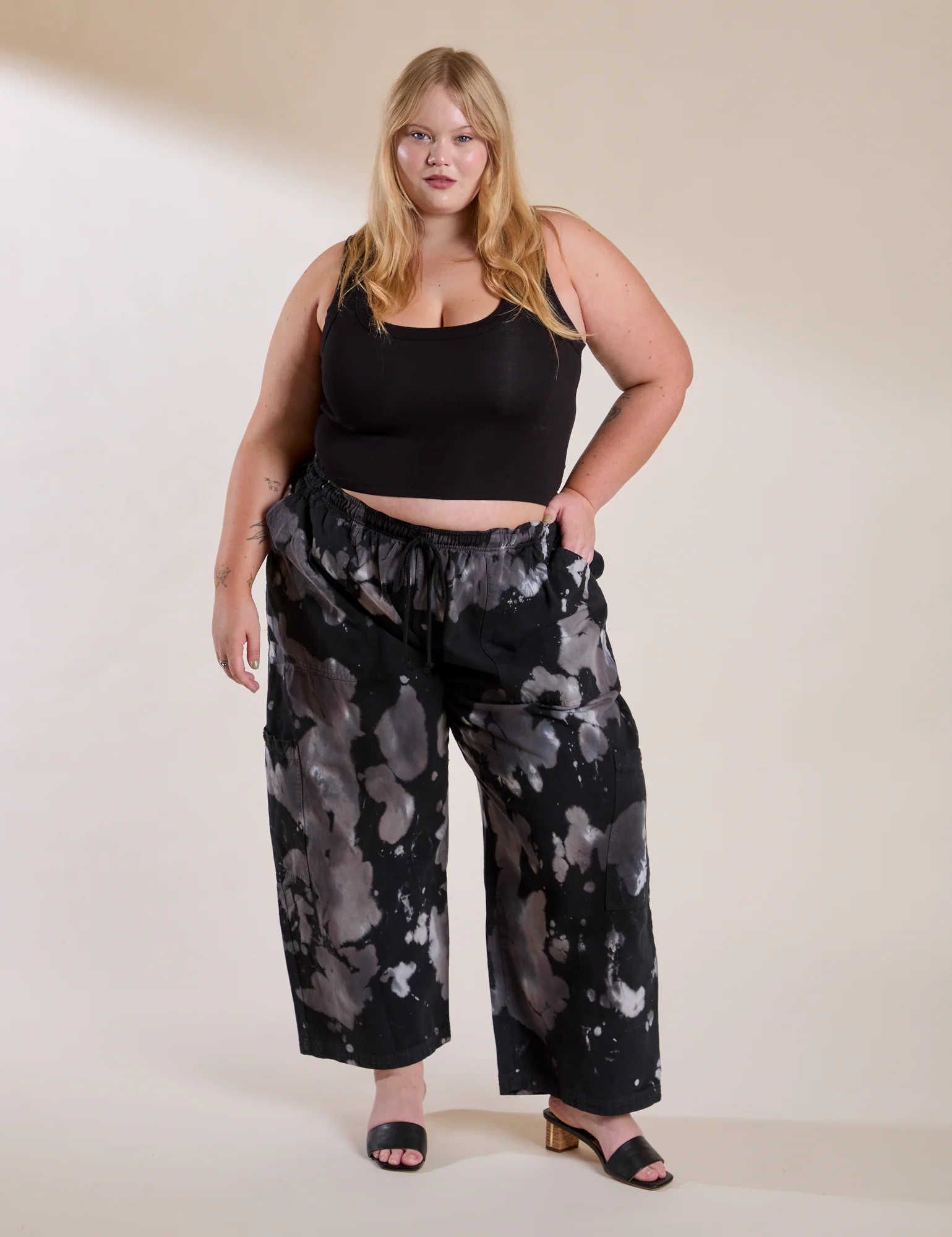 Magic Waters Drop Pocket Pants - Ink Blot - Image 27