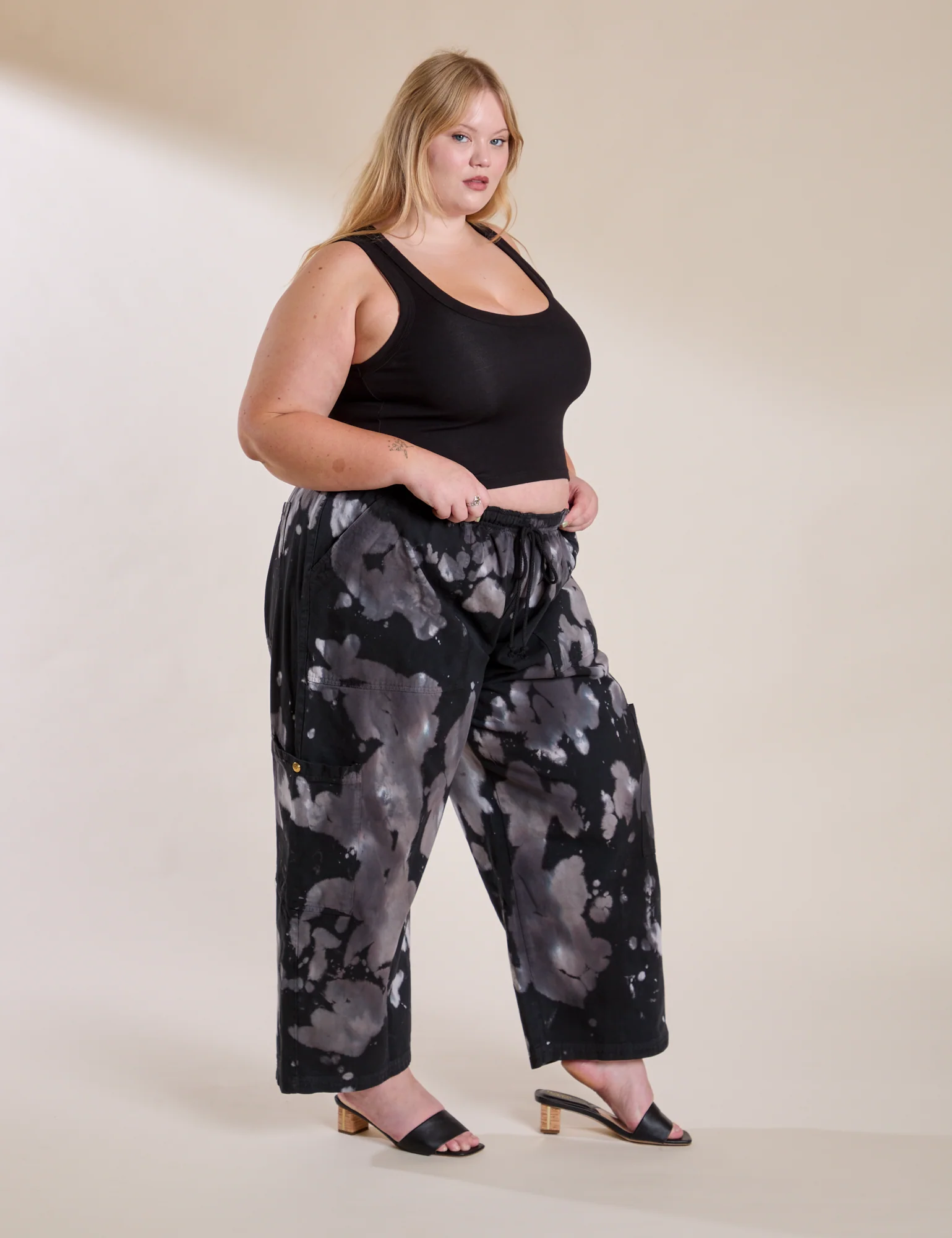 Magic Waters Drop Pocket Pants - Ink Blot - Image 28