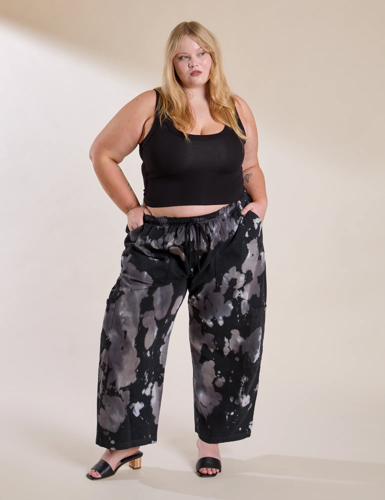 Magic Waters Drop Pocket Pants - Ink Blot - Image 29