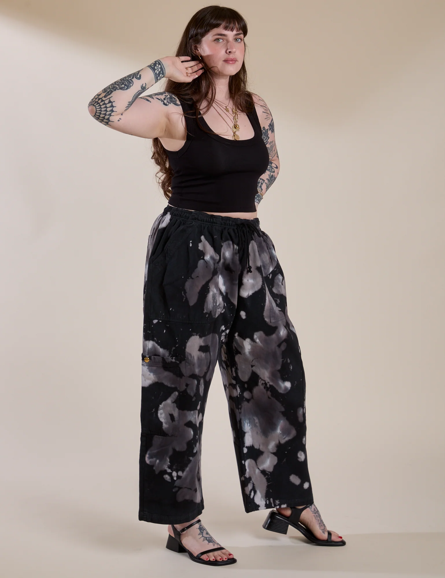 Magic Waters Drop Pocket Pants - Ink Blot - Image 5