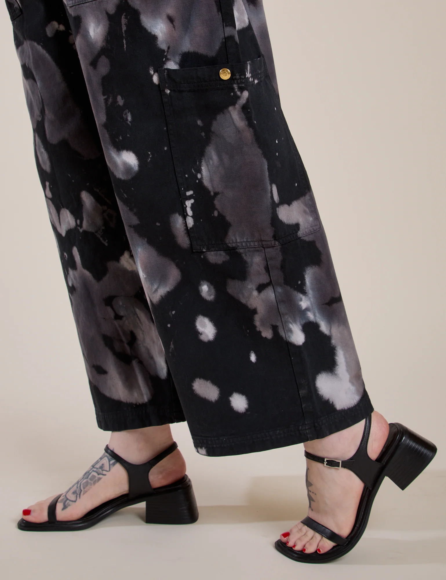 Magic Waters Drop Pocket Pants - Ink Blot - Image 6