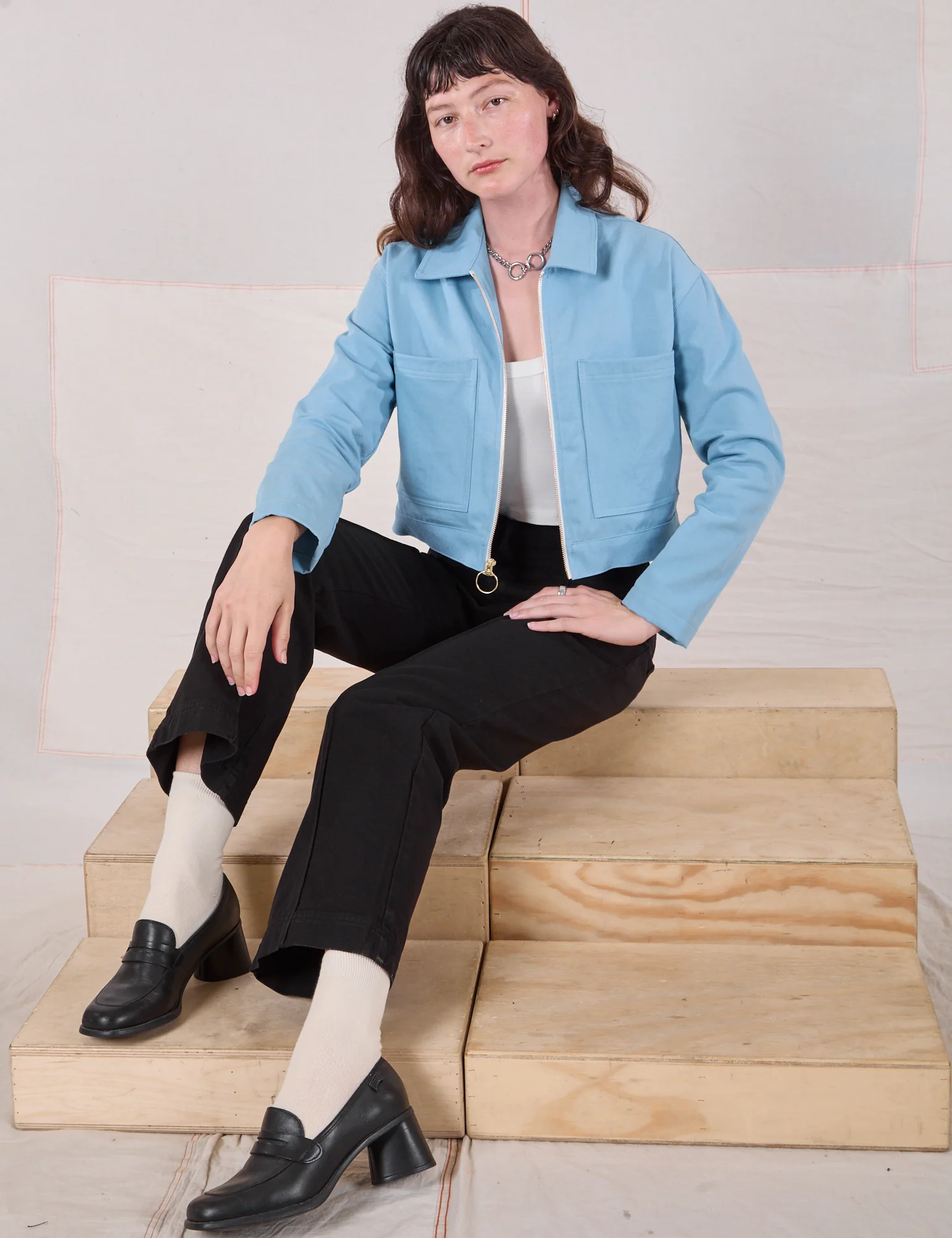 Mechanic Jacket - Baby Blue *FINAL SALE* - Image 10