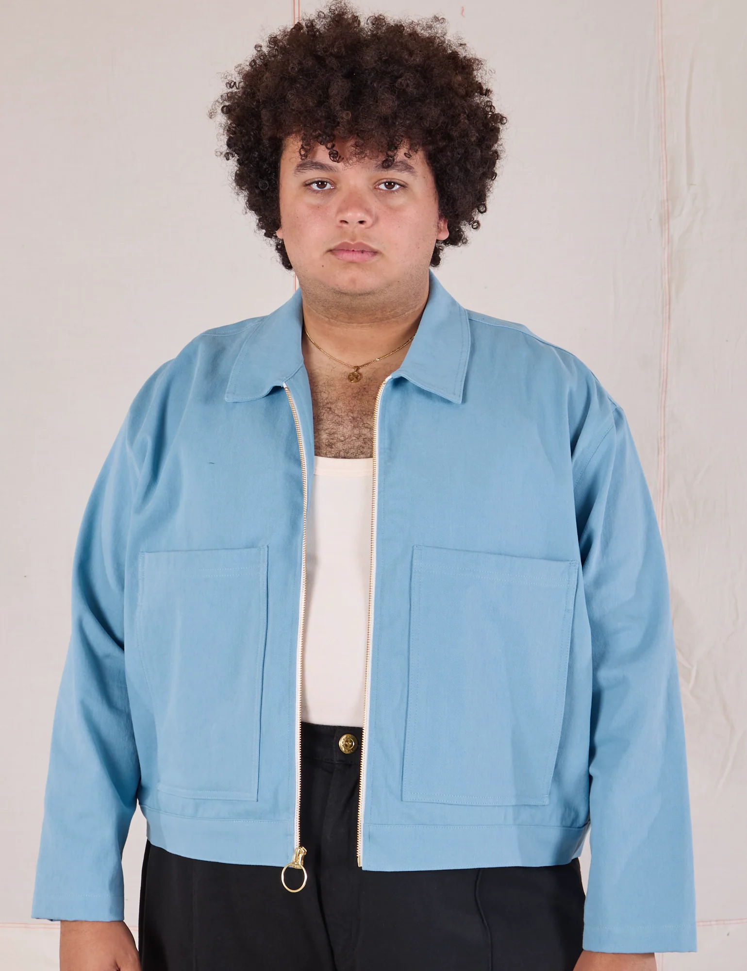 Mechanic Jacket - Baby Blue *FINAL SALE* - Image 11
