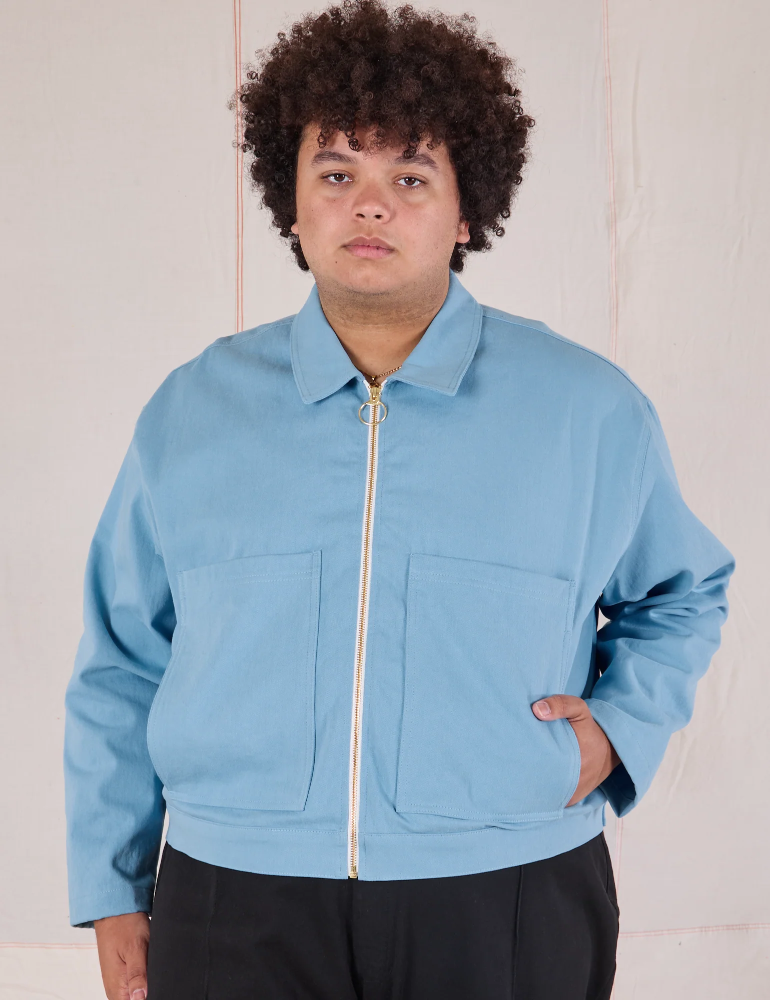 Mechanic Jacket - Baby Blue *FINAL SALE* - Image 14