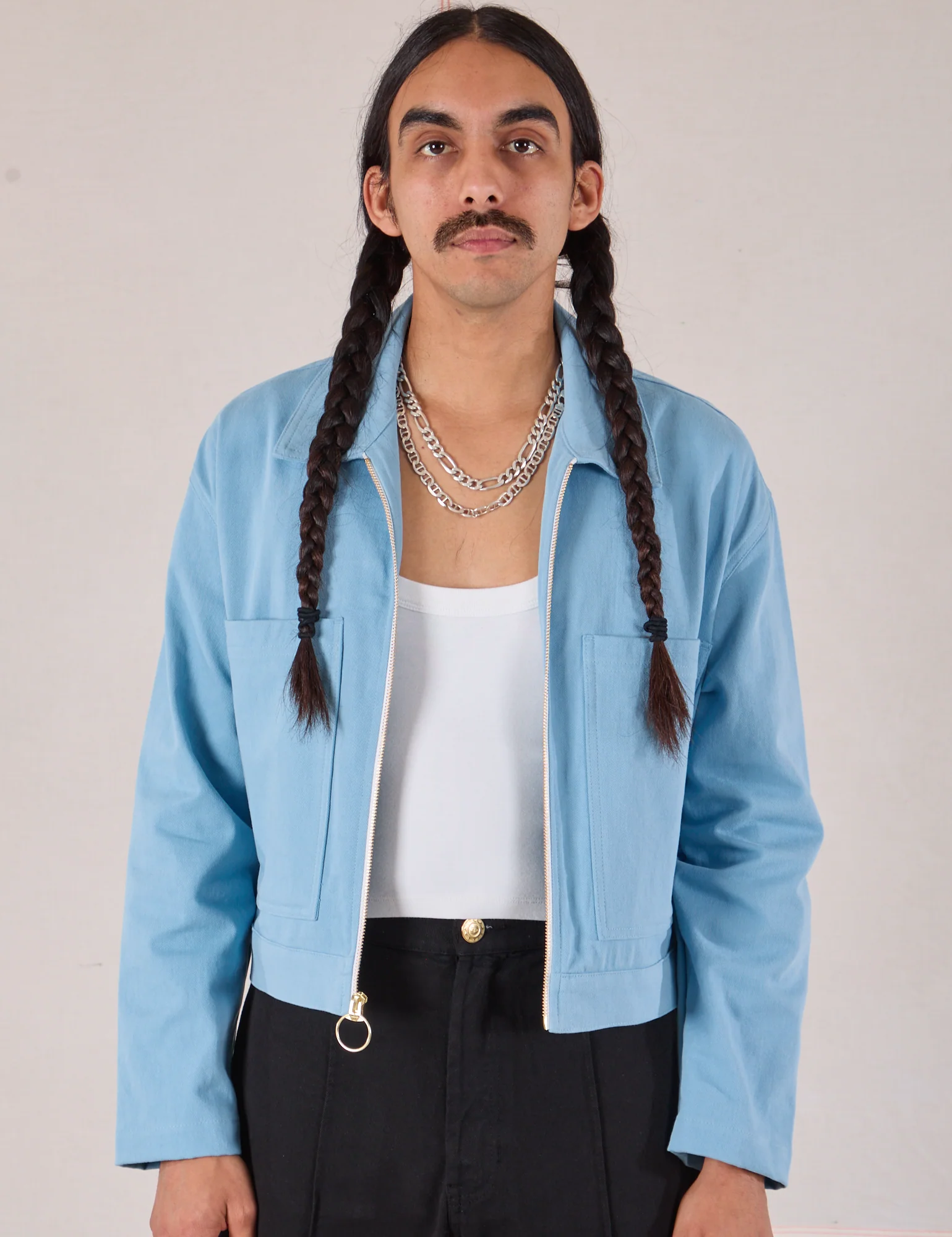 Mechanic Jacket - Baby Blue *FINAL SALE* - Image 17