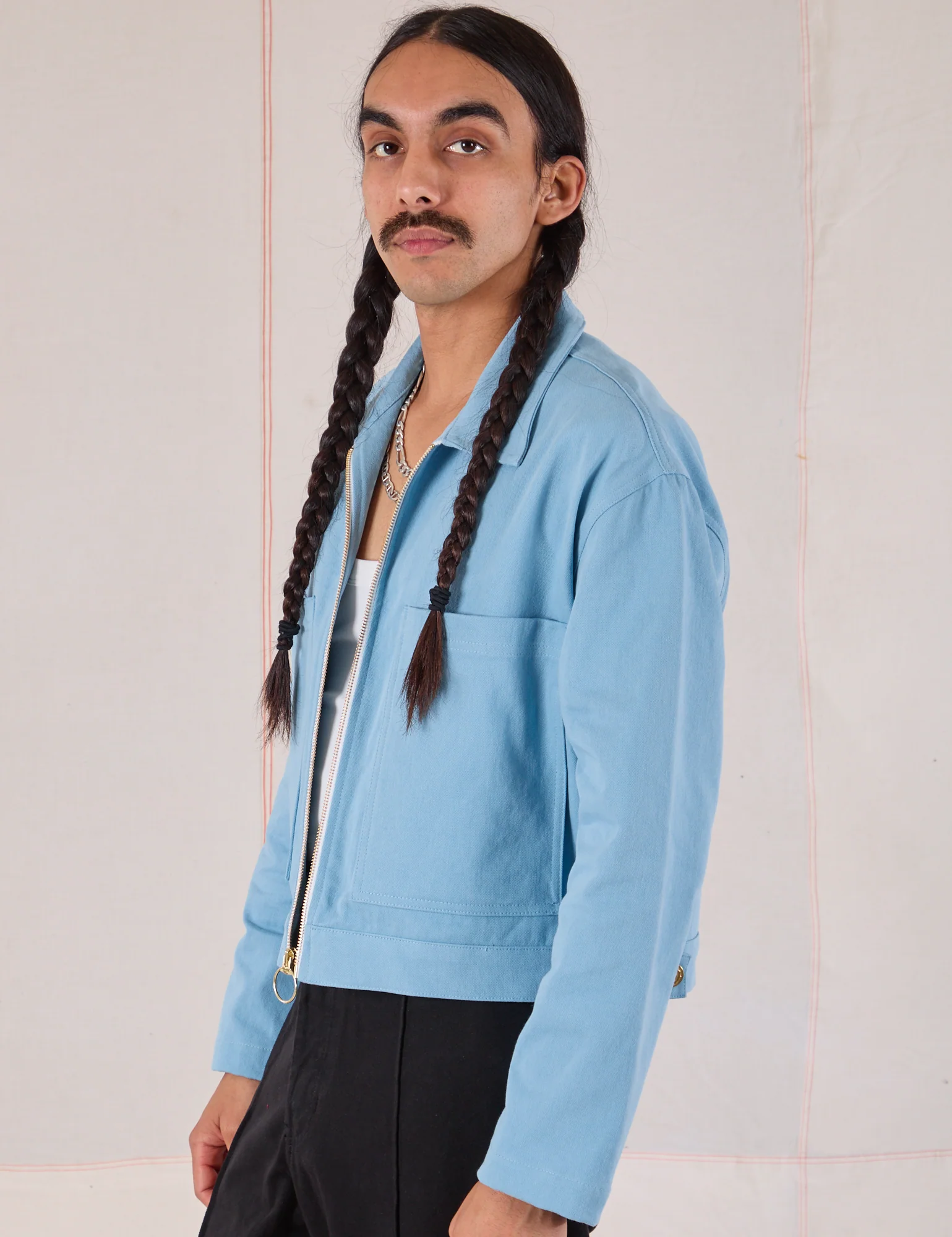 Mechanic Jacket - Baby Blue *FINAL SALE* - Image 19