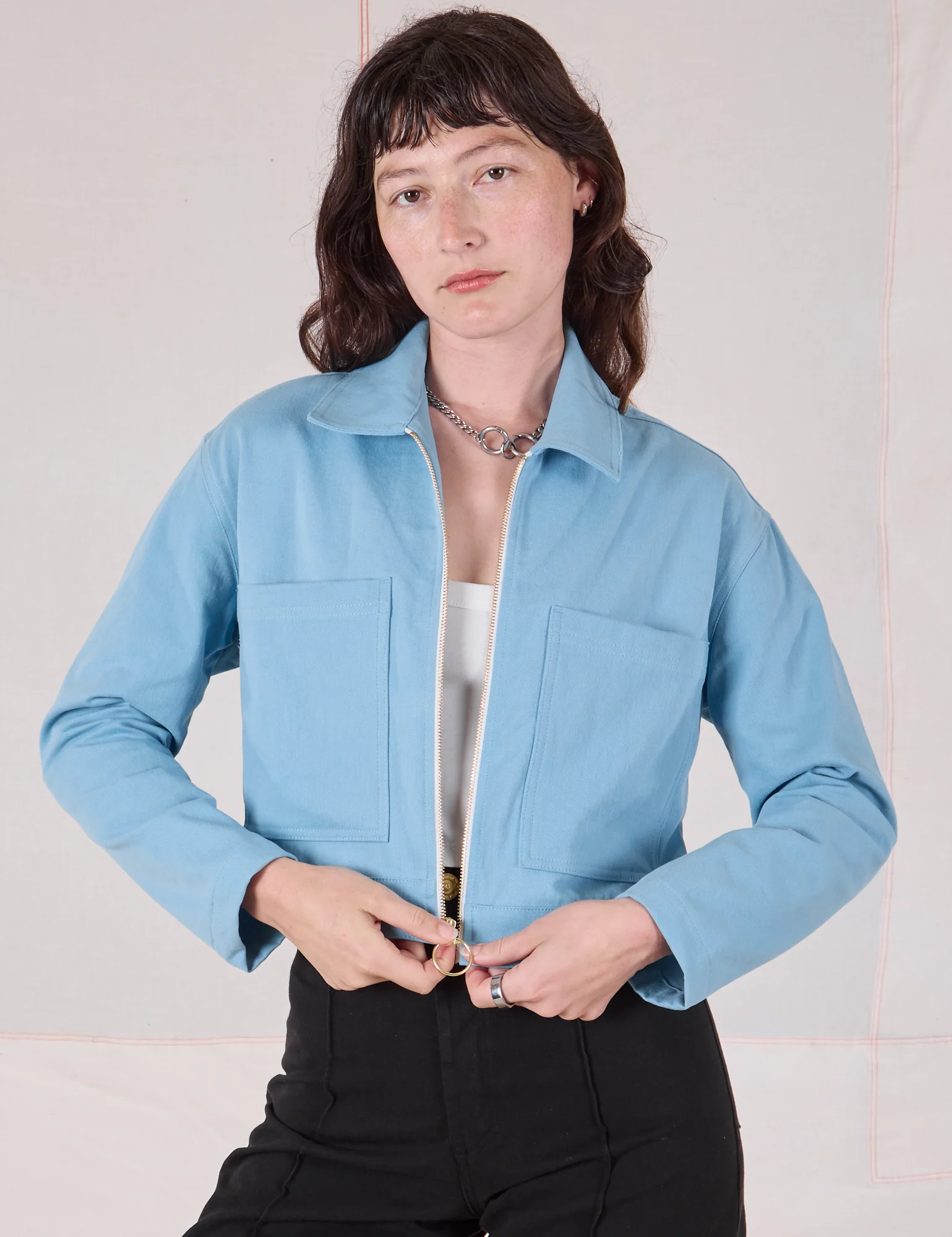 Mechanic Jacket - Baby Blue *FINAL SALE* - Image 3