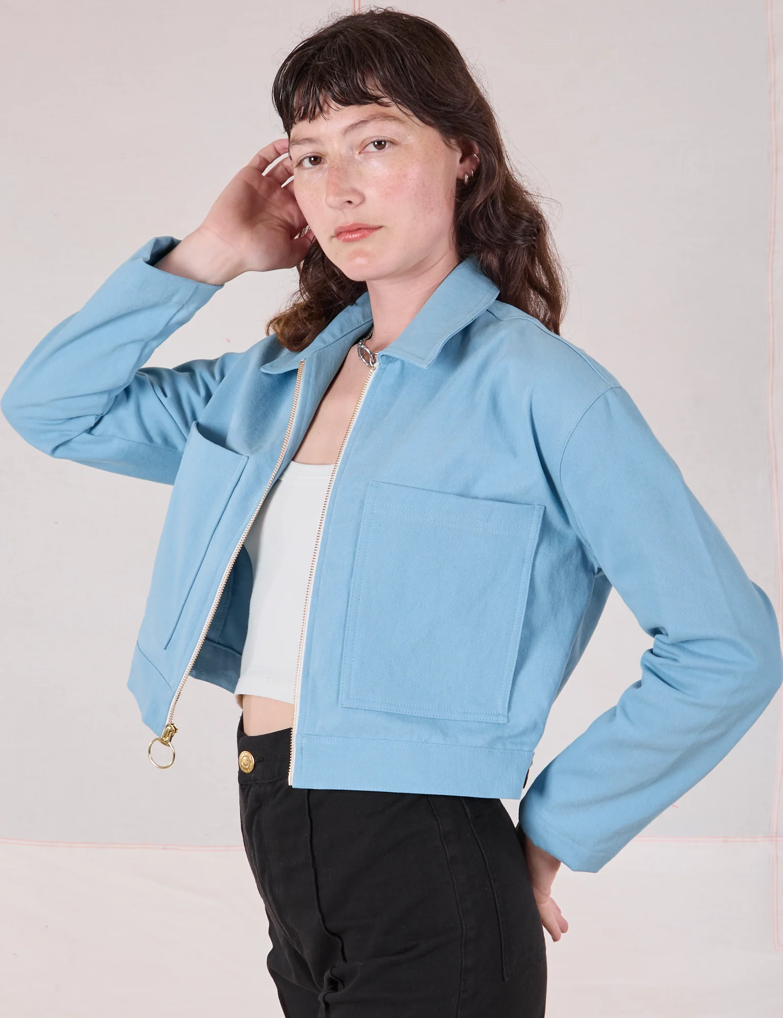 Mechanic Jacket - Baby Blue *FINAL SALE* - Image 5