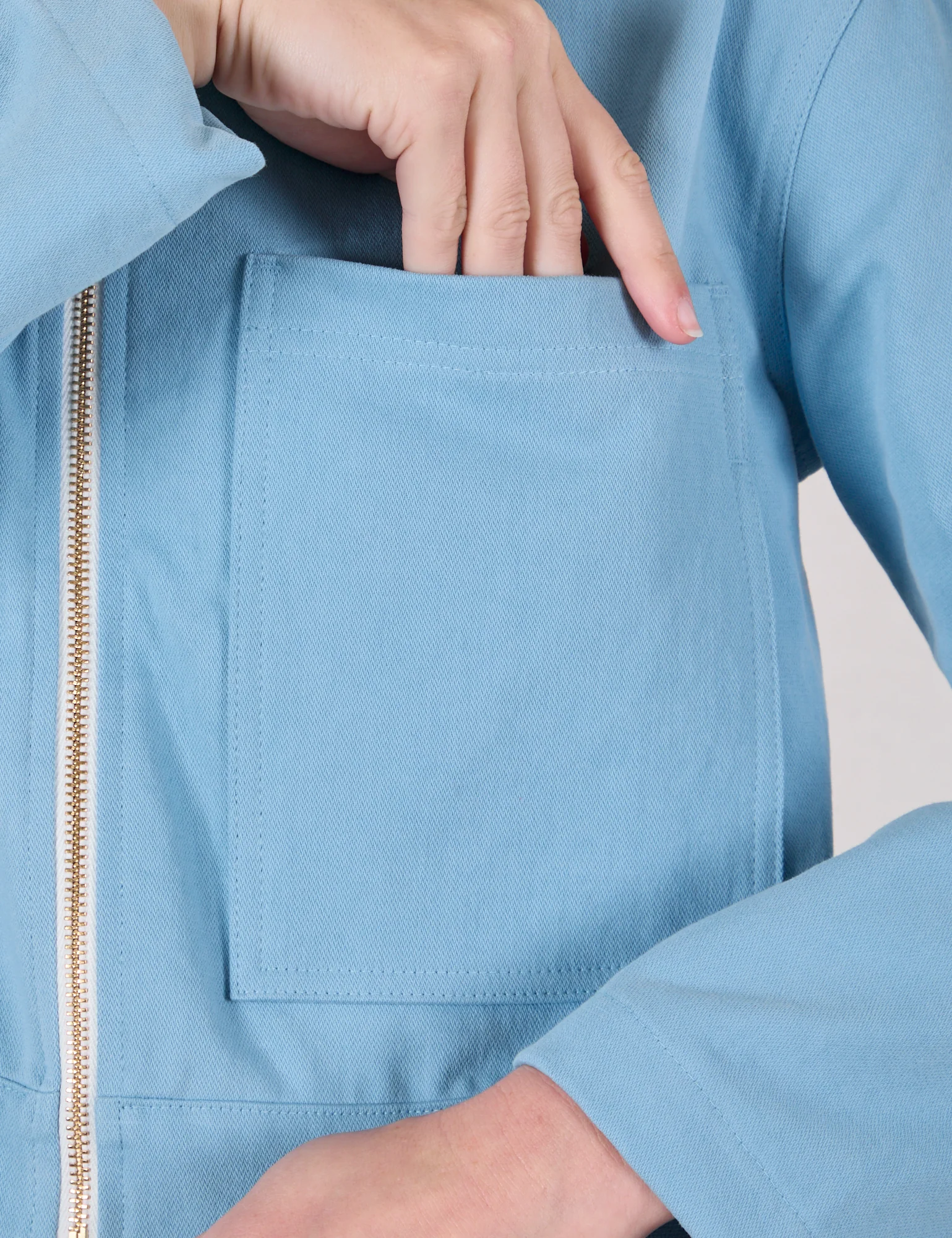 Mechanic Jacket - Baby Blue *FINAL SALE* - Image 6