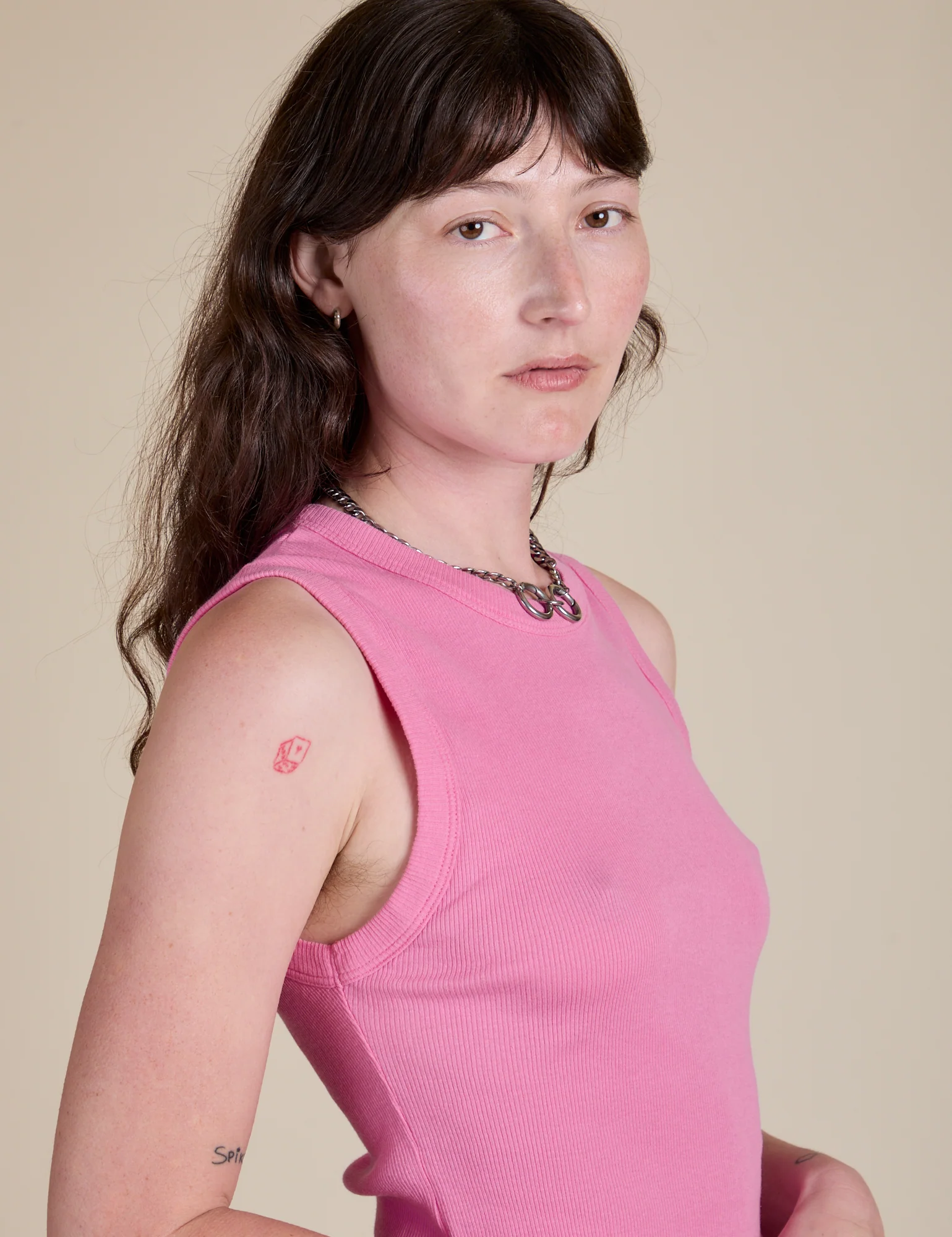 Muscle Tee - Bubblegum Pink - Image 15