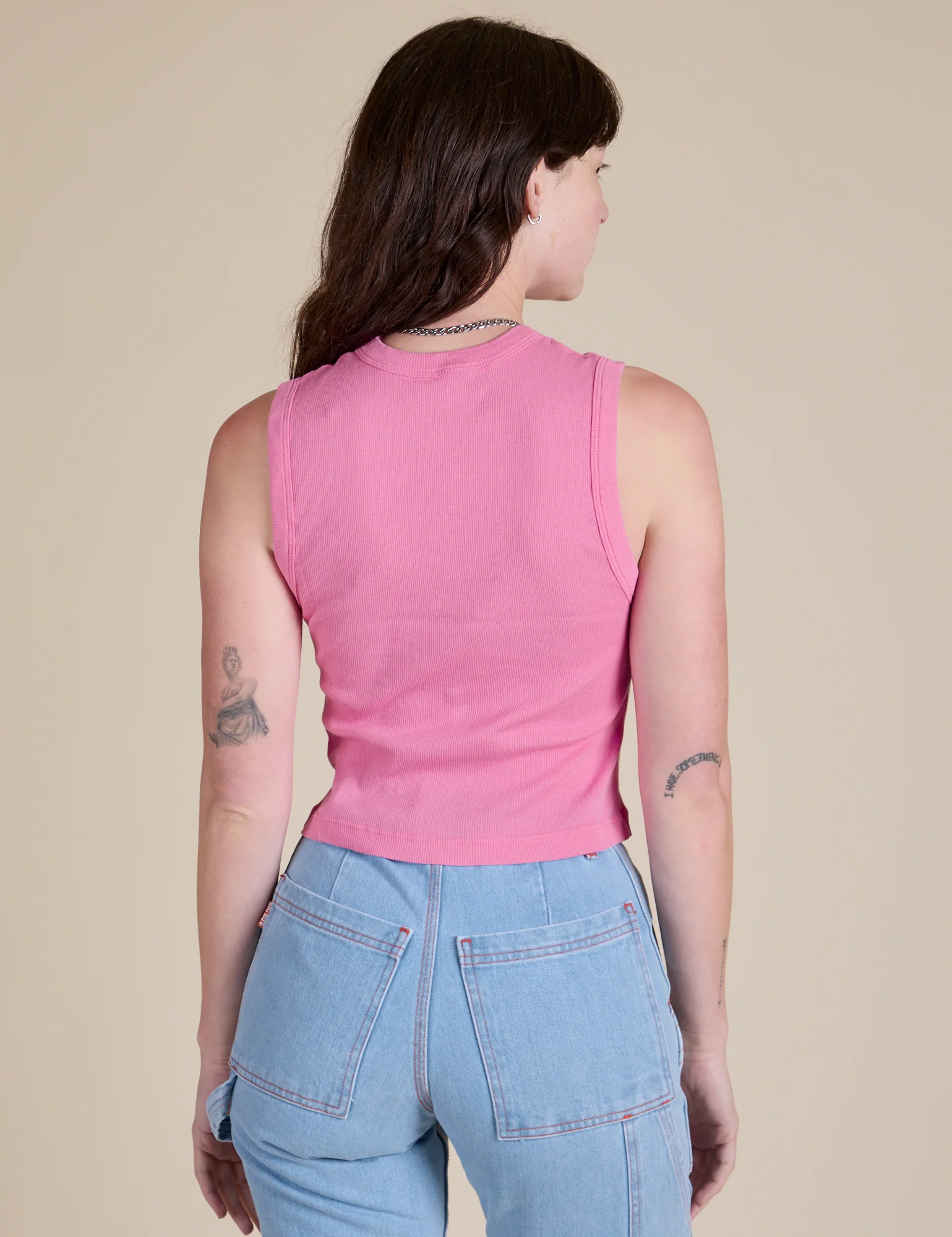 Muscle Tee - Bubblegum Pink - Image 16