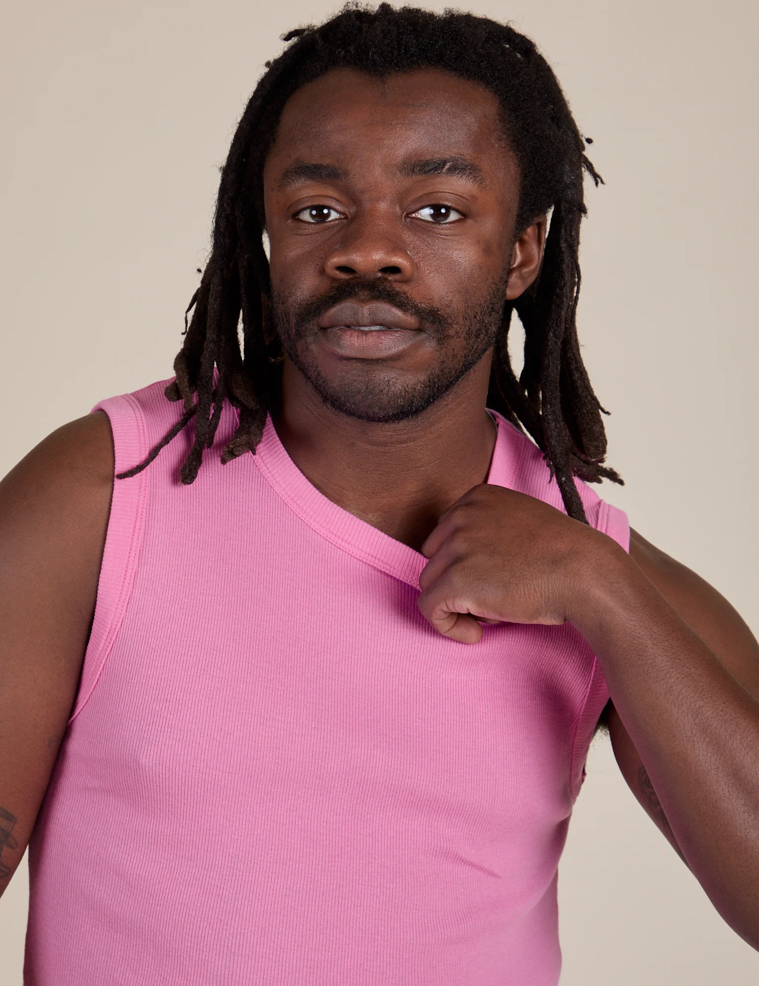 Muscle Tee - Bubblegum Pink - Image 19